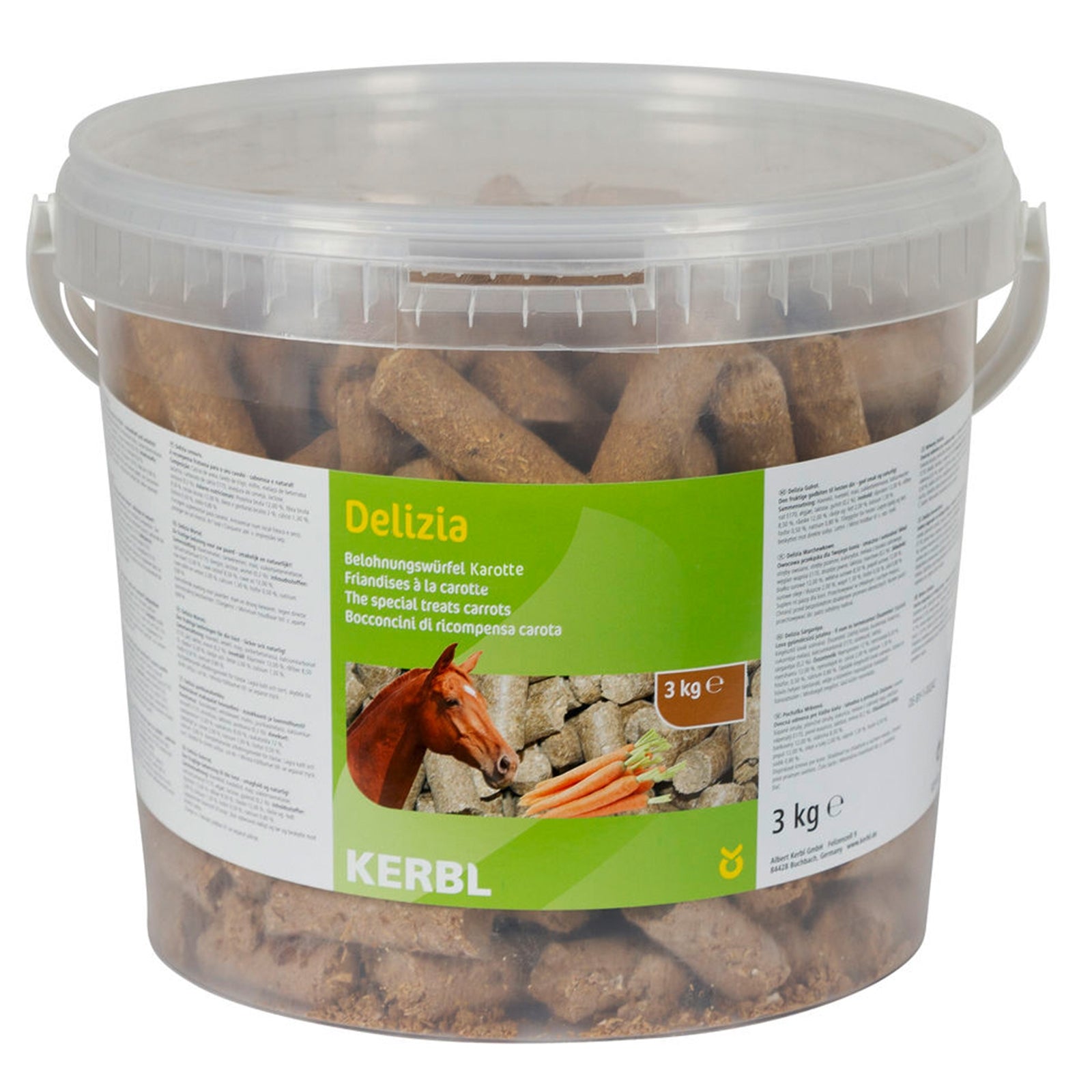 Kerbl HorseSnack 3 kg Pferdeleckerli Horse Feed & Nutrition