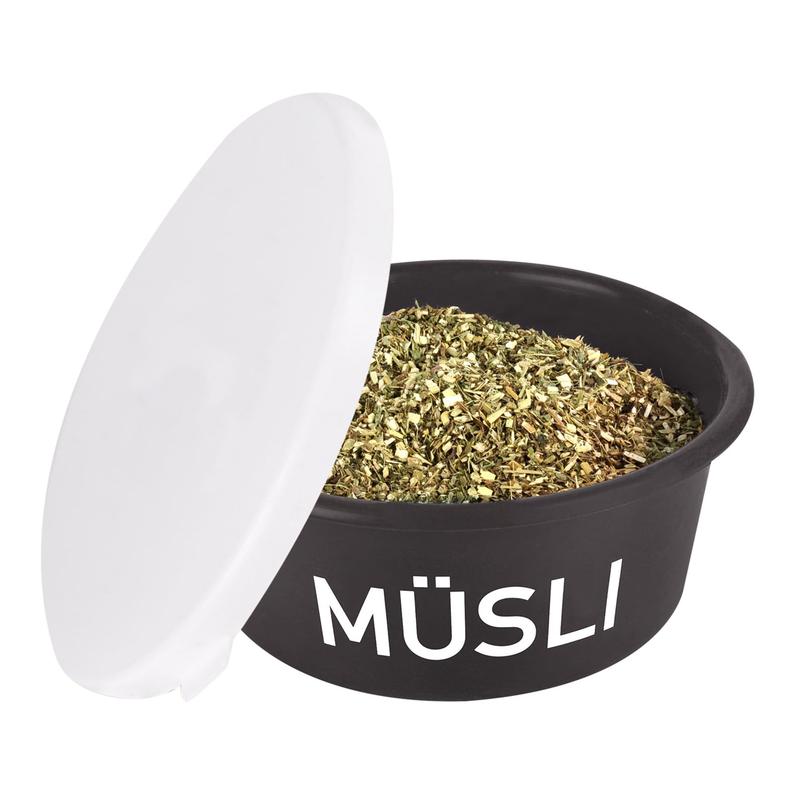 Waldhausen Müsli Schale mit Deckel Füttern & Tränken