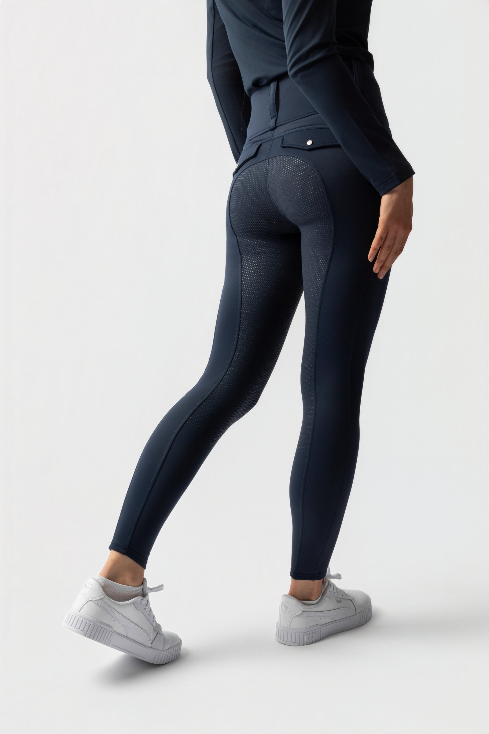 Horze Anya Damen Hybrid Thermo Vollbesatz-Reithose Womens Breeches