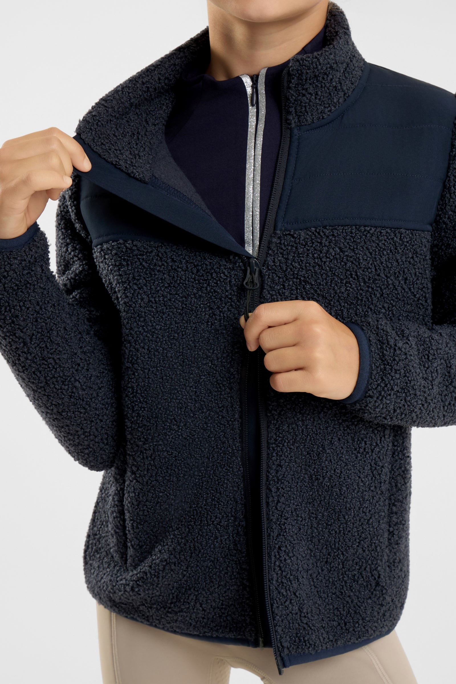 Horze Misha Kids´ Hybrid Fleece Jacket Kids Apparel