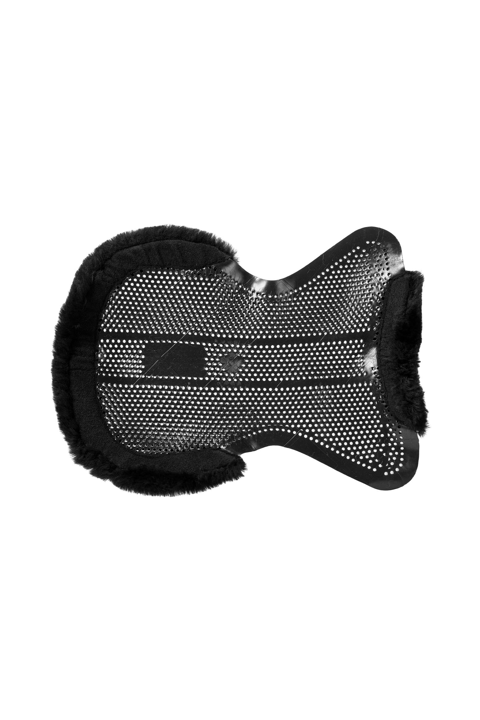Acavallo Gel Non Slip Classic Pony With Sheepskin 1/2 Cut-Out Flat Saddle Pads