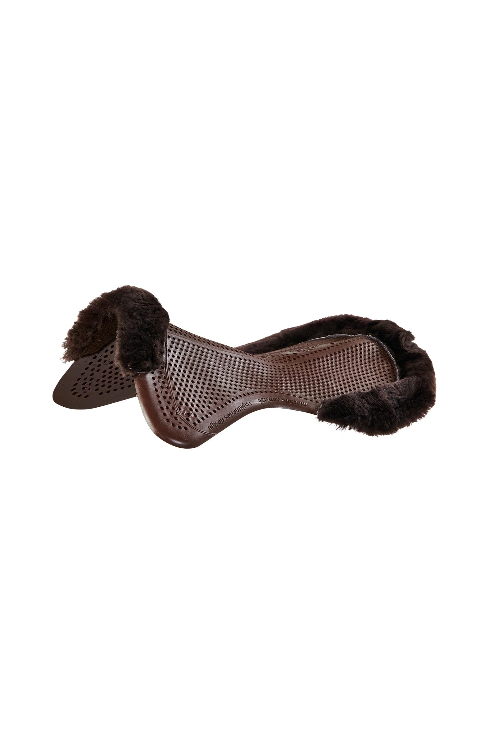 Acavallo Gel Anti-Rutsch Classic Pony mit Schaffell 1/2 Ausschnitt flach Schabracken