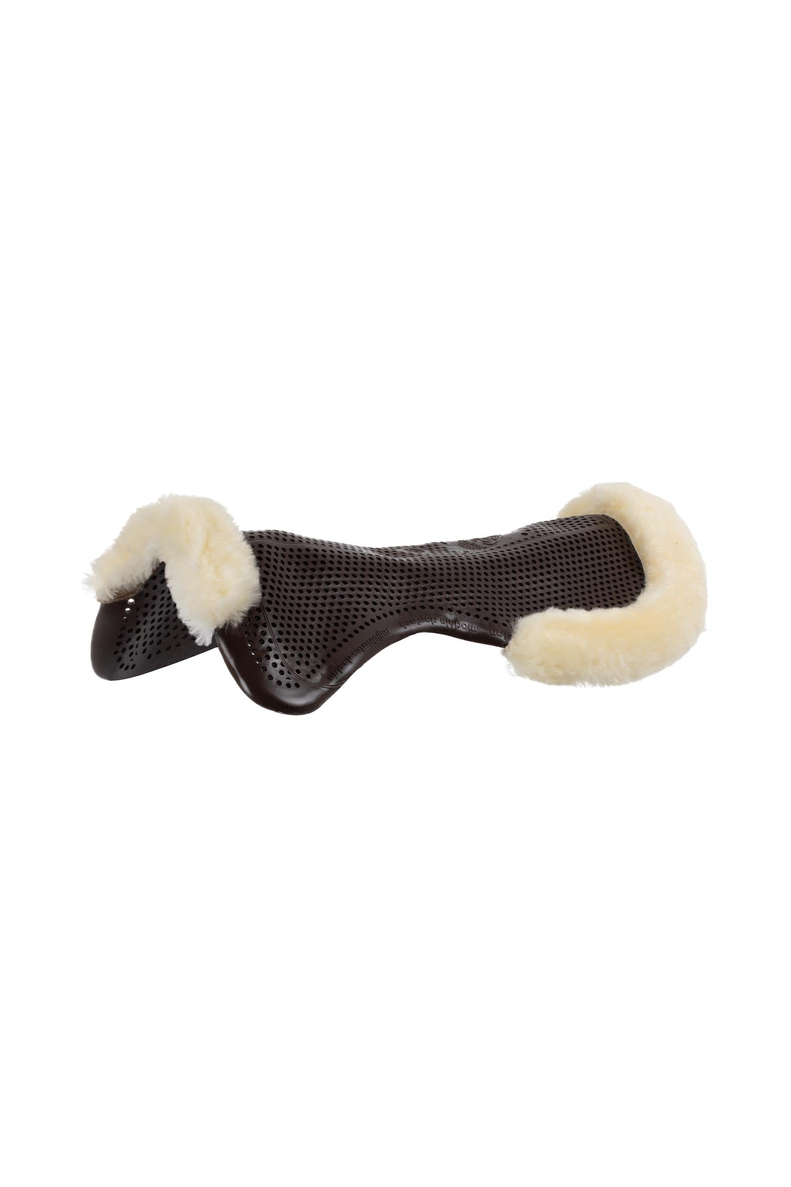 Acavallo Gel Anti-Rutsch Classic Pony mit Schaffell 1/2 Ausschnitt flach Schabracken