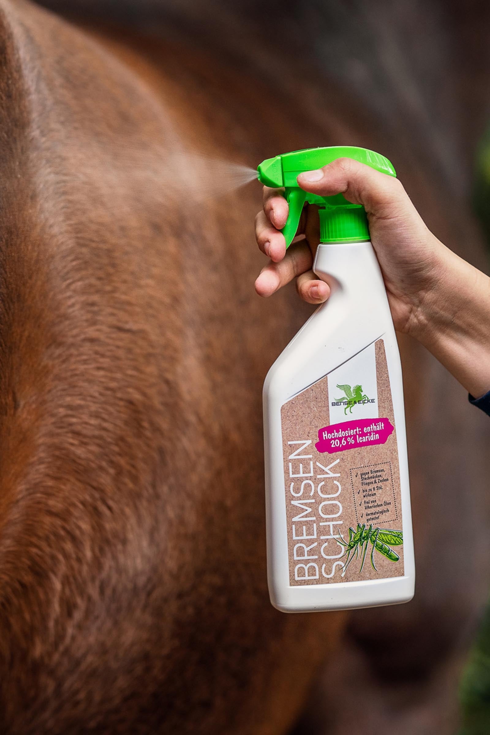 Bense & Eicke Horsefly Shock, 500 ml Antifly Protection for Horses