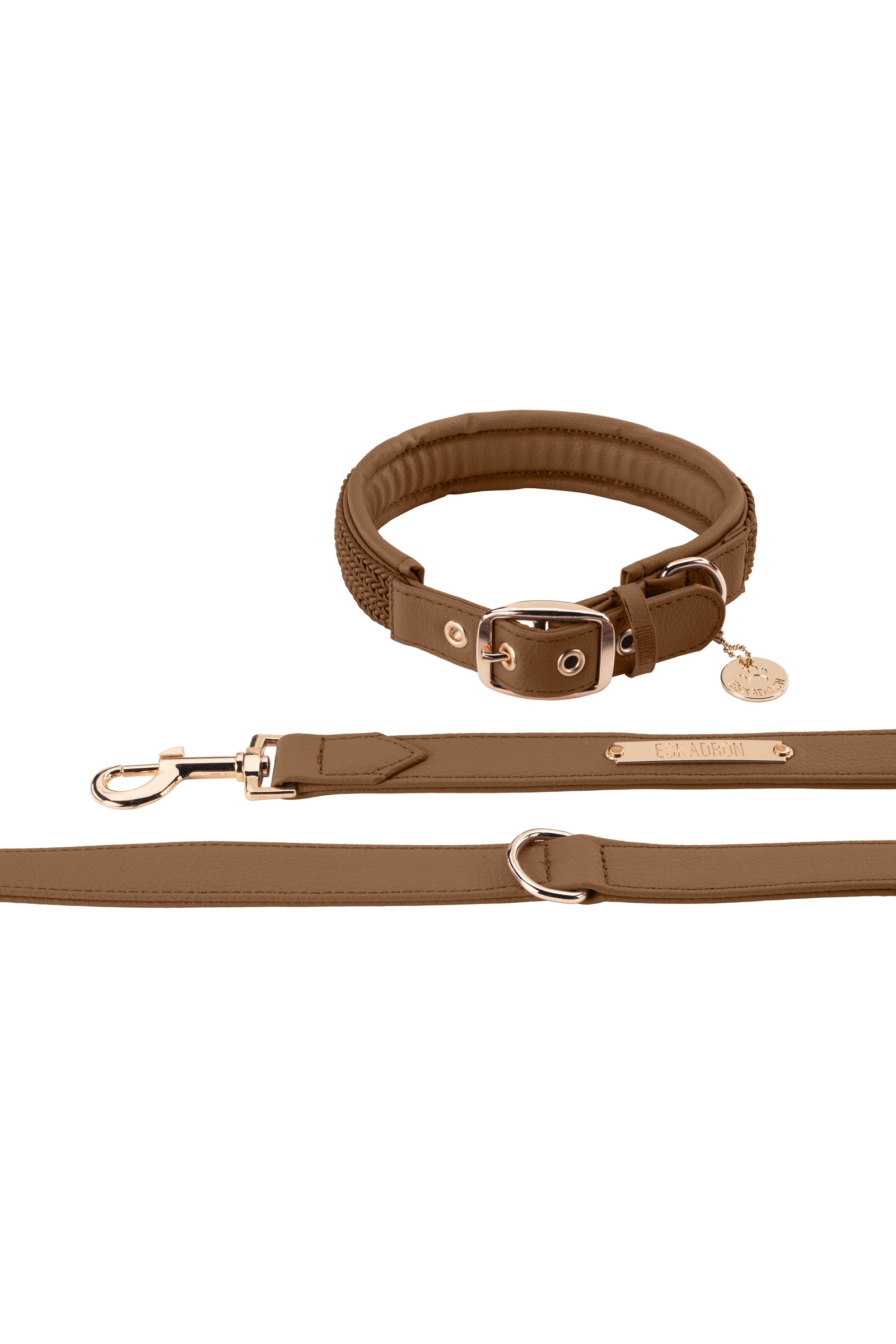 Eskadron Heritage AW24 Hundehalsband- und Leinen-Set aus Kunstleder Hund
