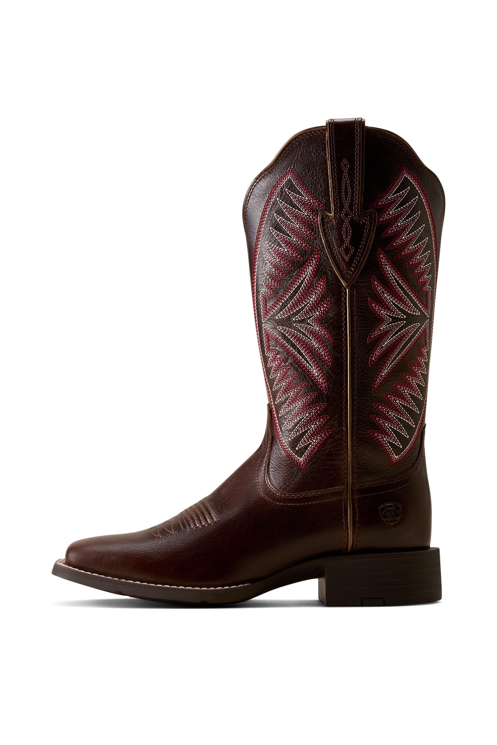 Ariat Womens Round Up Ruidoso Wide Square Toe Western Boot Riding Boots & Riding Shoes