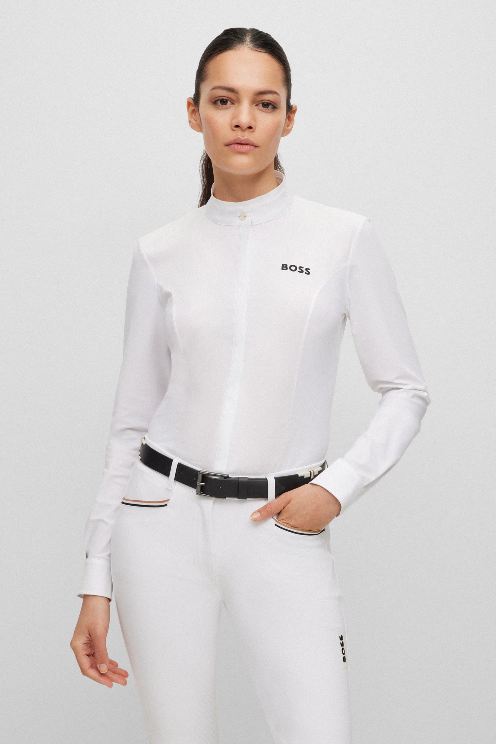 Boss Emma Damen Show Blouse Damen Reitbekleidung