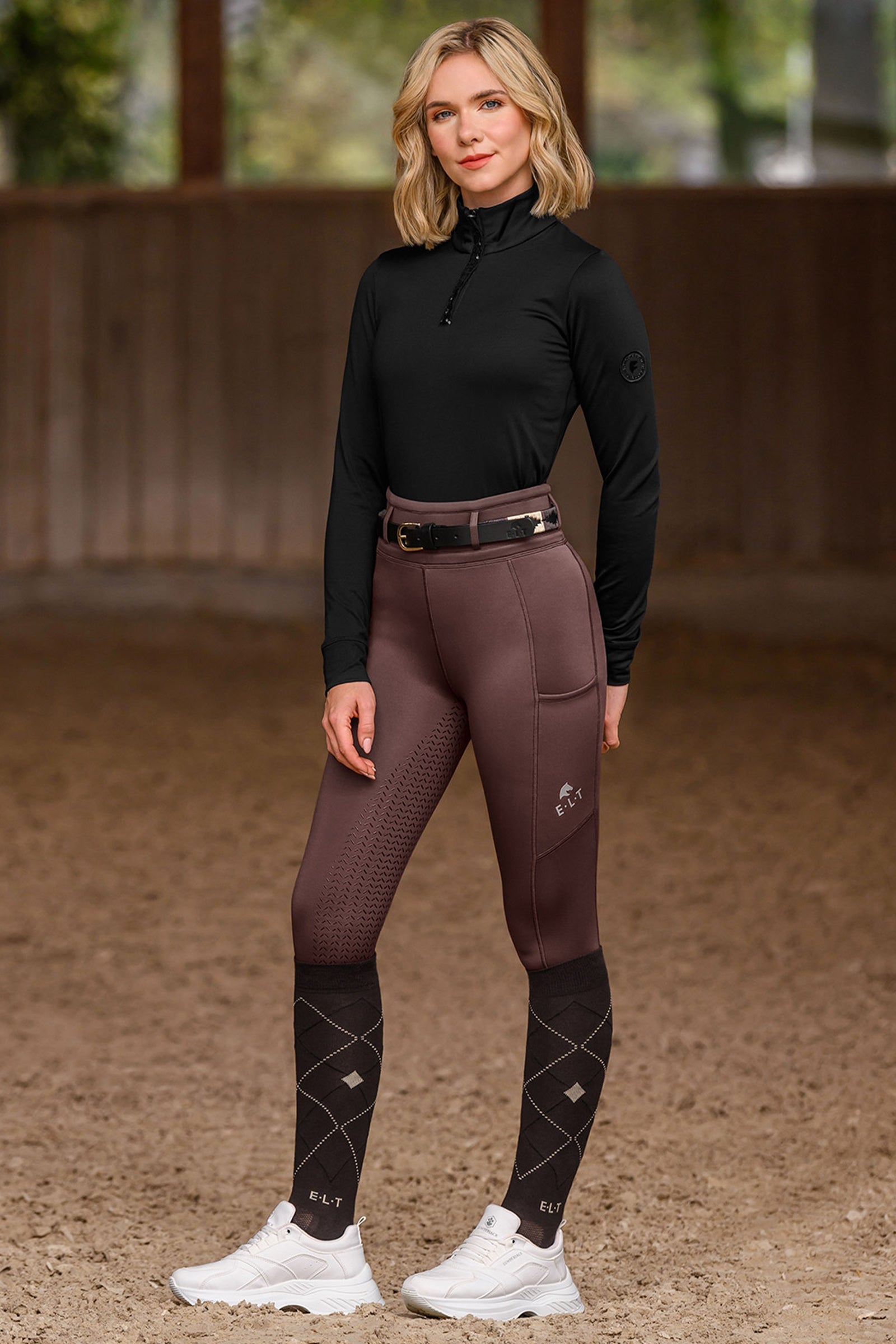 ELT Ella Women's Full Grip Riding Tights Womens Breeches