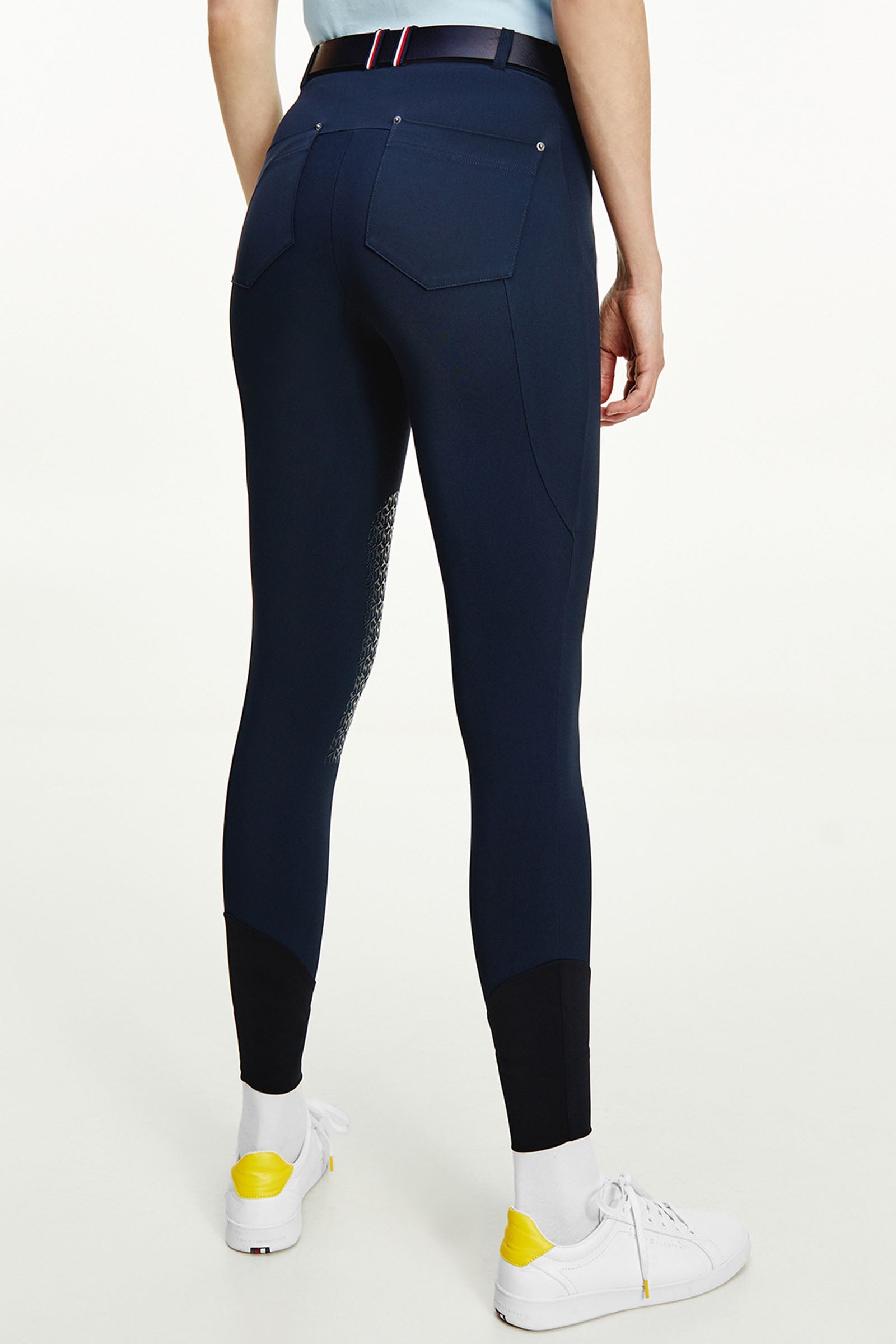Tommy Hilfiger Equestrian Style Damen Reithose mit Kniebesatz mit Grip Womens Breeches