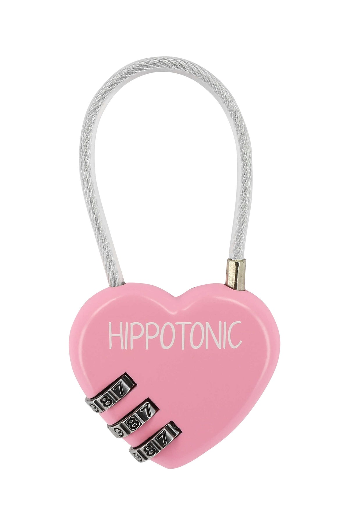 HIPPOTONIC HEART Vorhängeschloss für Putzbox Pferde Putzzeug