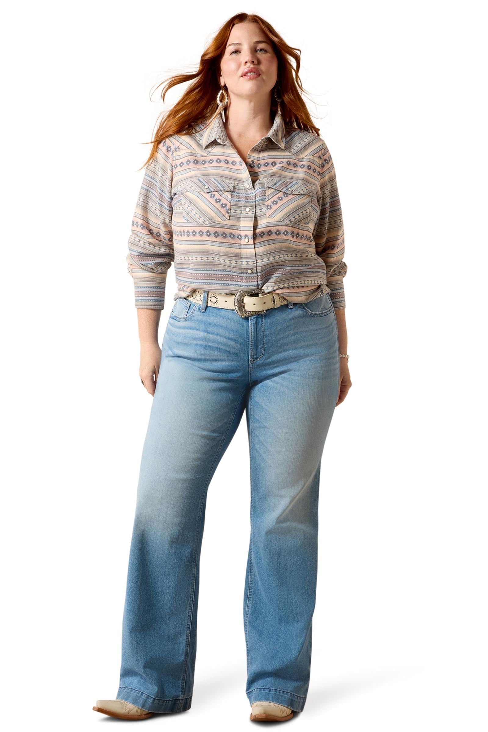 Ariat Women's Arizona Western Snap Shirt Women’s Riding Clothing
