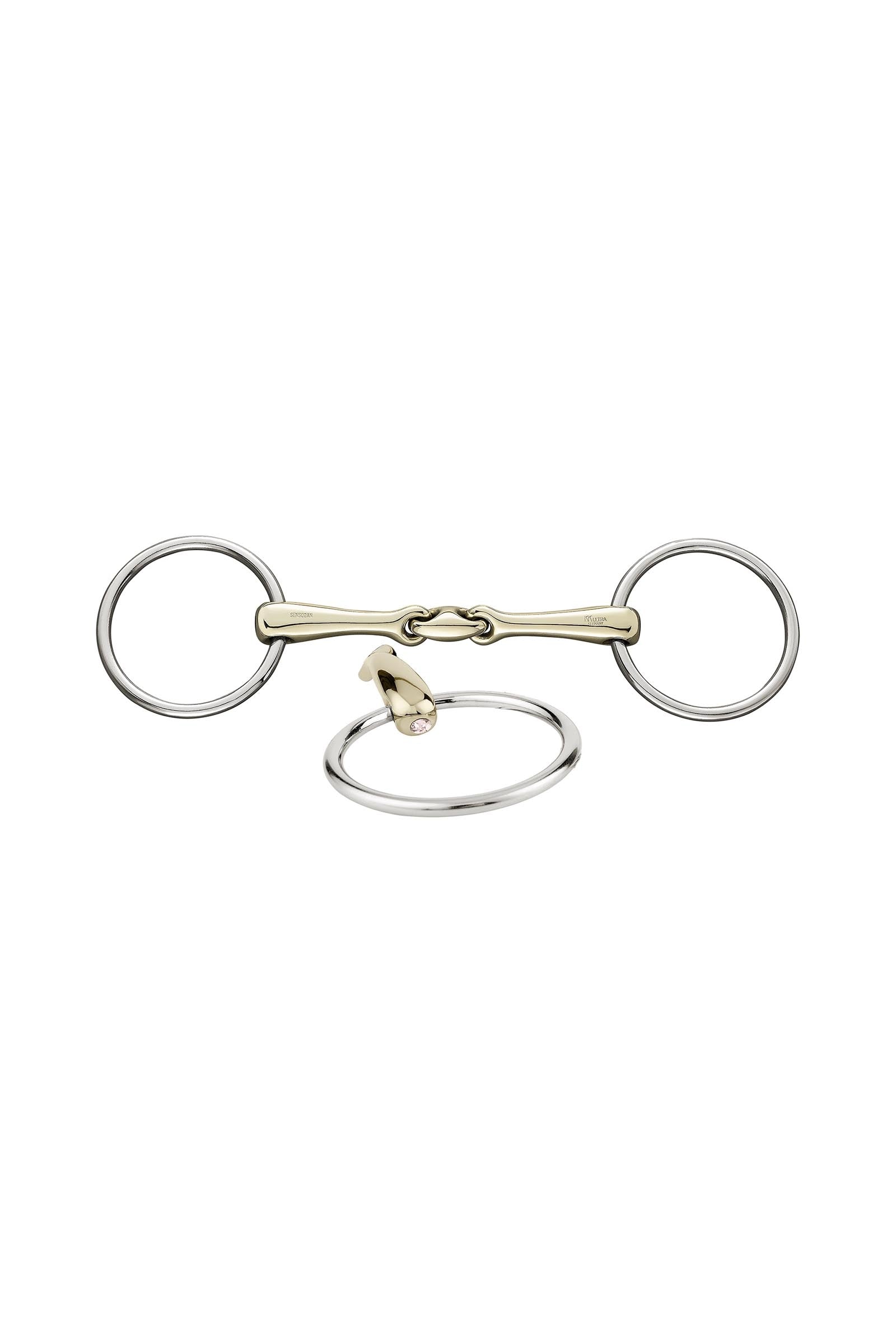 Sprenger KK Ultra Wassertrense, doppelt gebrochen, 14 mm, Sensogan, mit Kristallen Gebisse