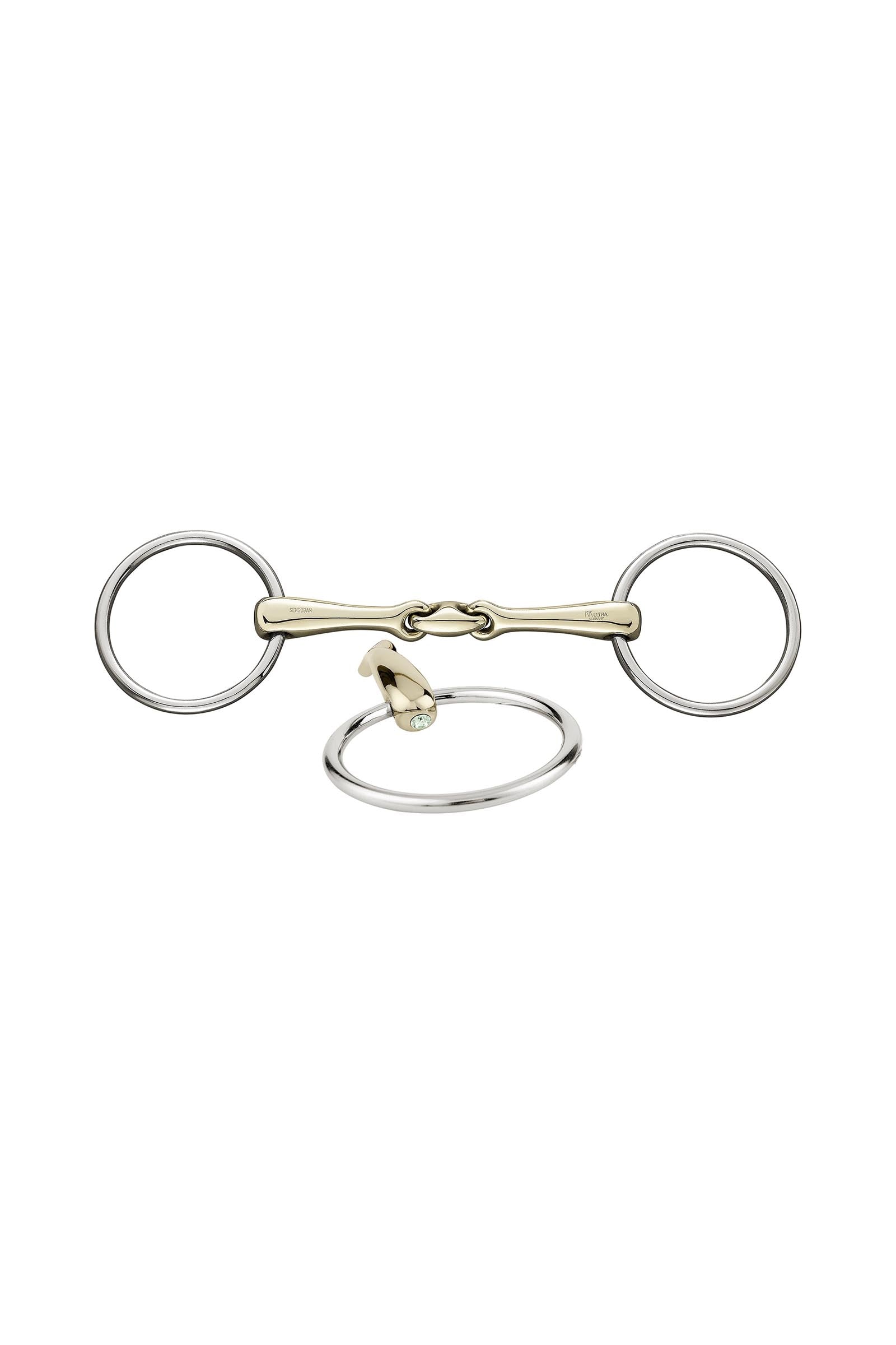 Sprenger KK Ultra Wassertrense, doppelt gebrochen, 14 mm, Sensogan, mit Kristallen Gebisse