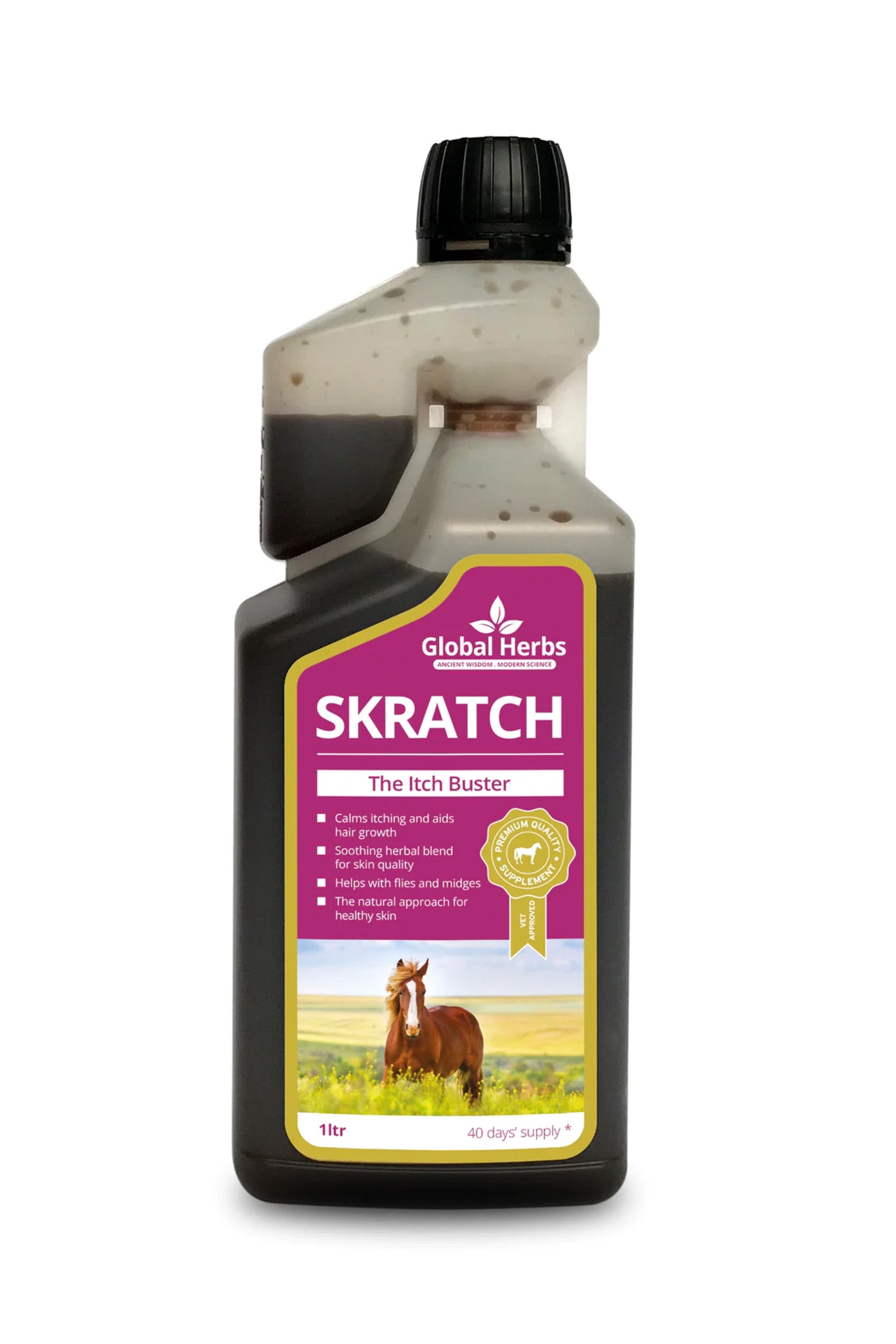 Global Herbs SarcX Liq 1L Horse Feed & Nutrition