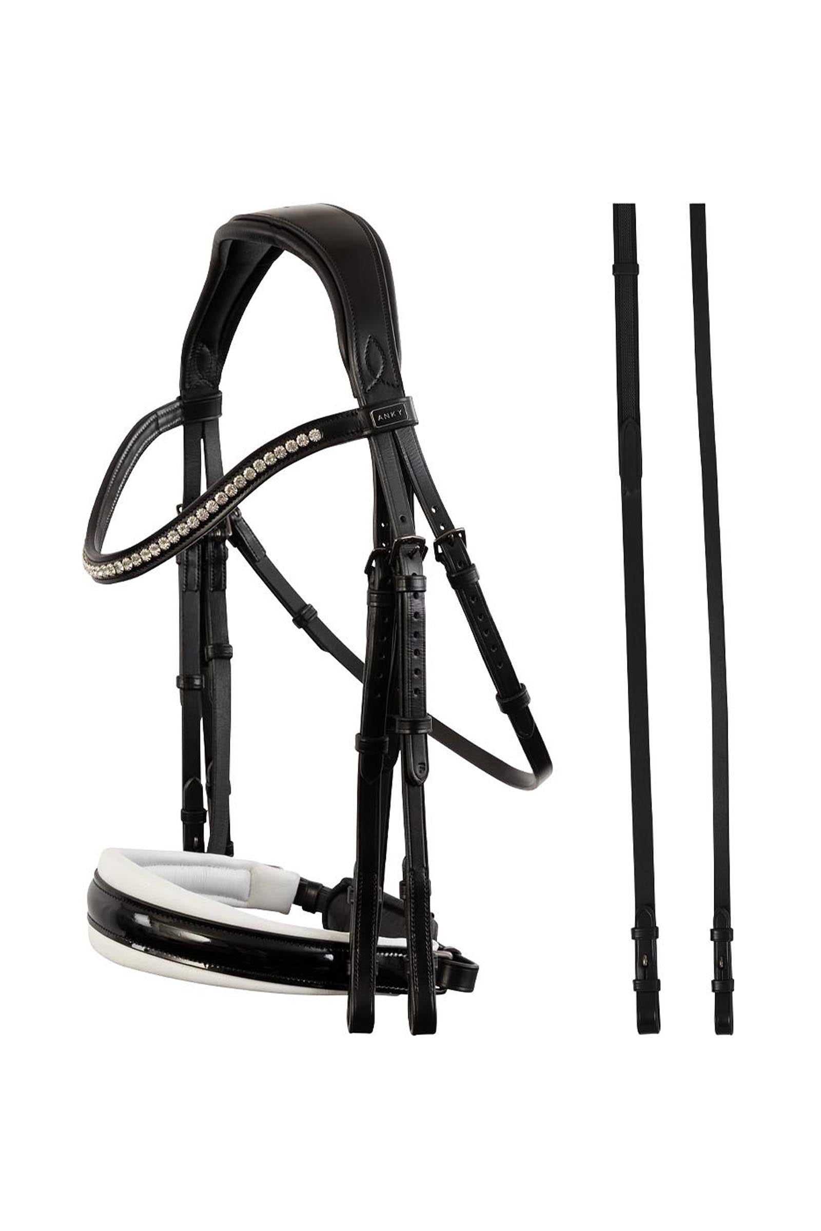 Anky ANKY Double Bridle, Extra Wide Headpiece Trensenzäume & Zügel