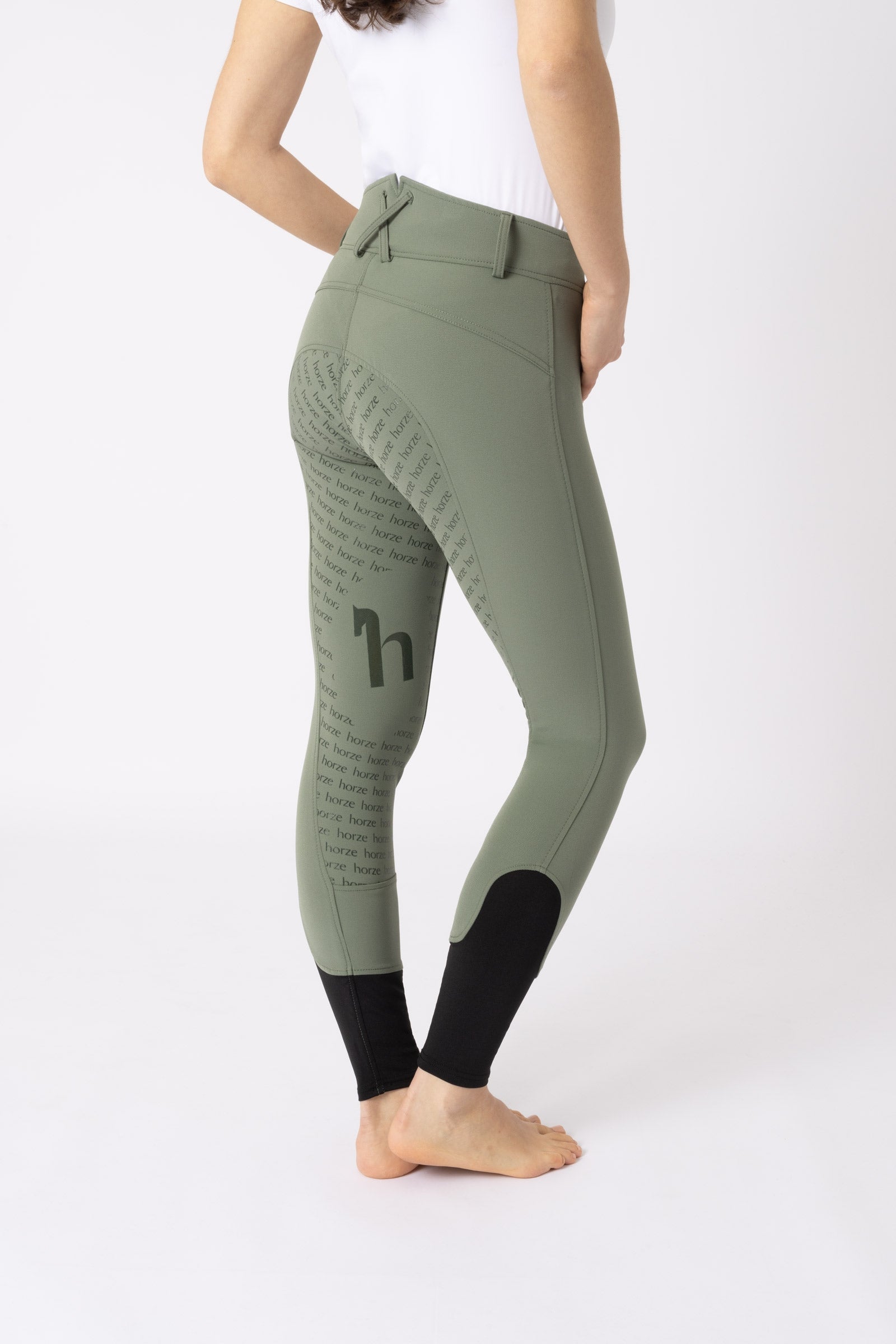 Horze Damen Reithose mit Silikonvollbesatz und hohem Bund Womens Breeches