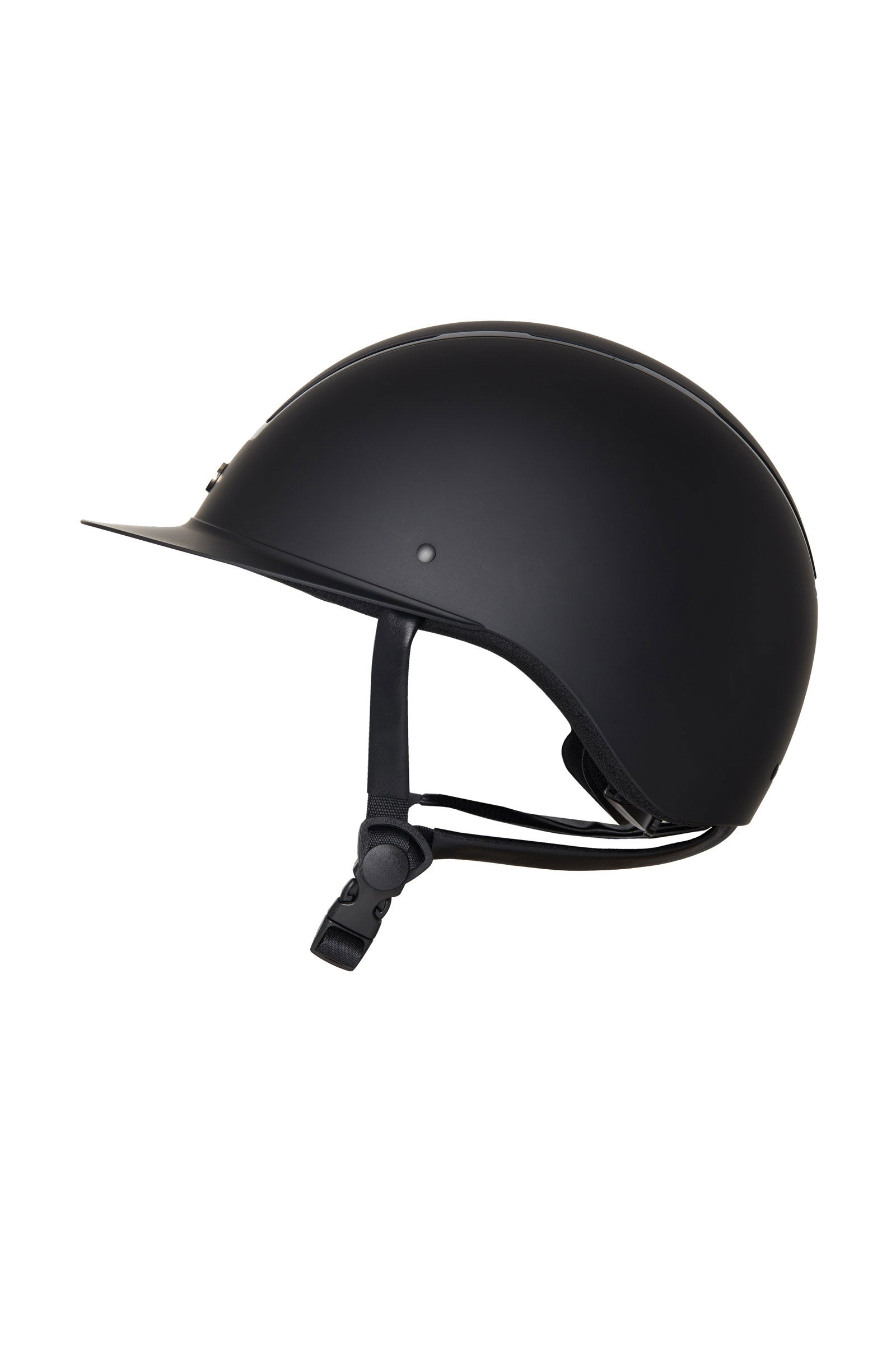 Horze Noir Riding Helmet II with Shiny Frame & Sun Visor Safety Equipment