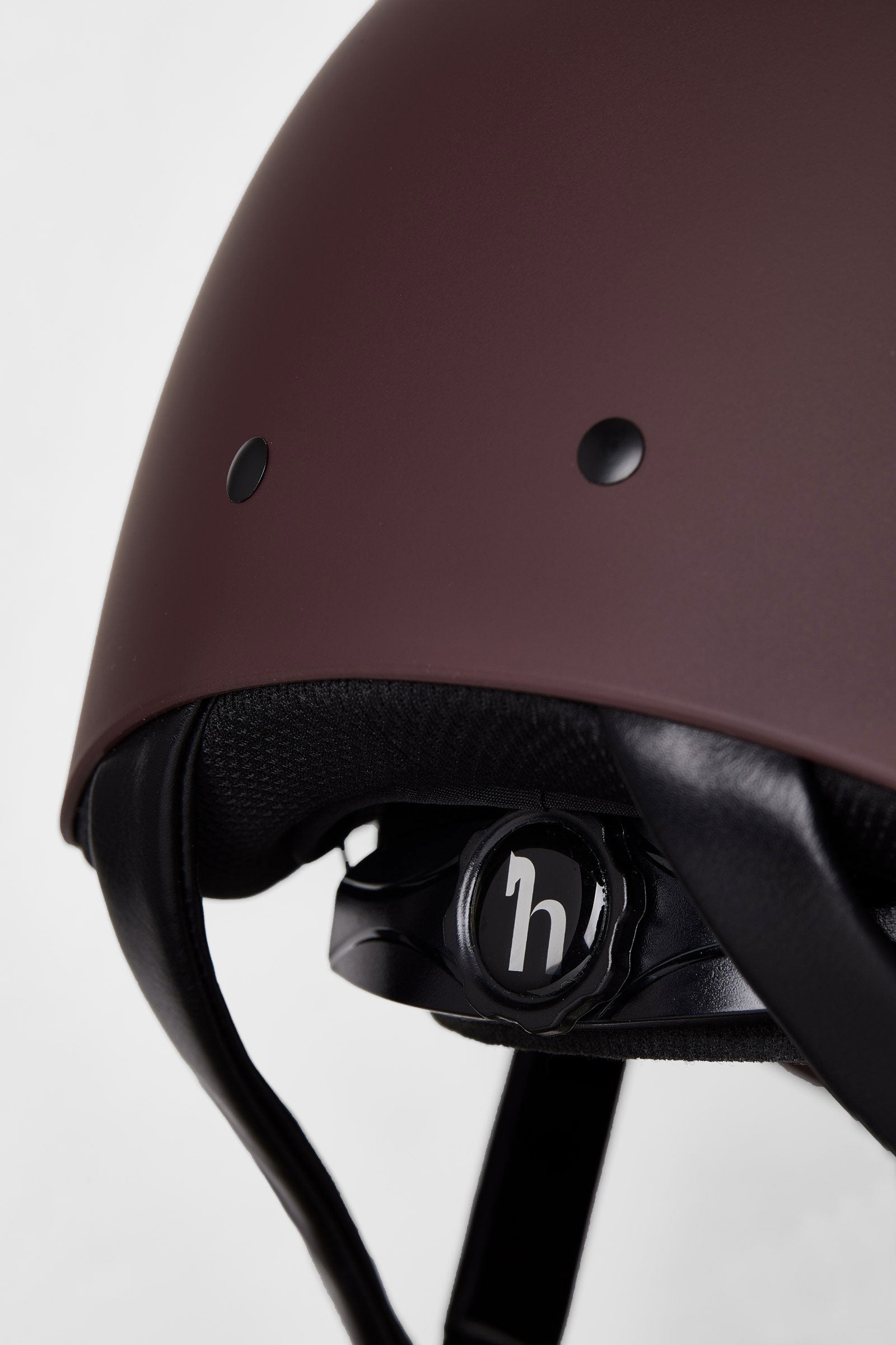 Horze Noir Riding Helmet II with Shiny Frame & Sun Visor Safety Equipment