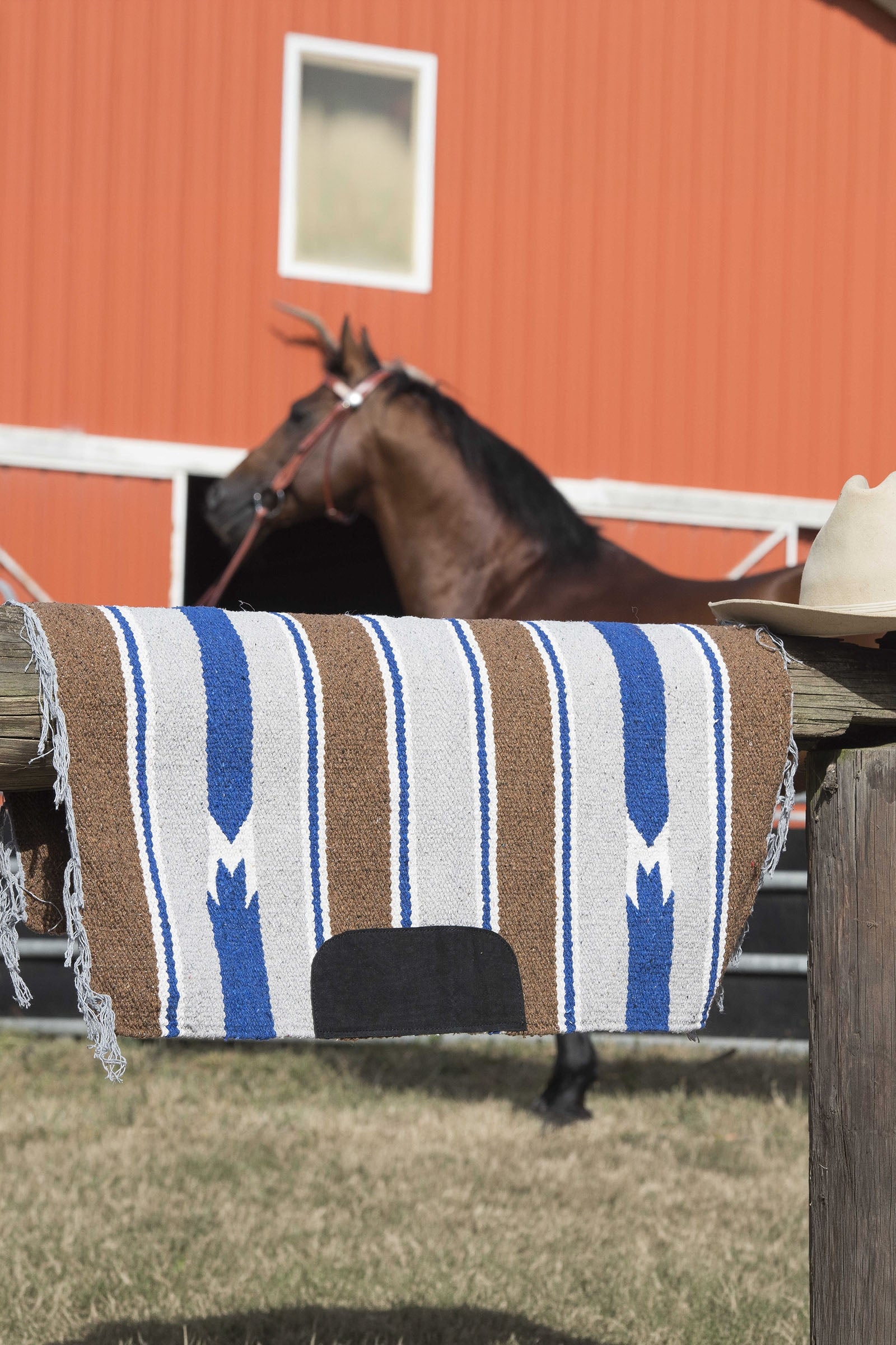 WESTRIDE Navajo Saddle Pad Leather Saddle Pads