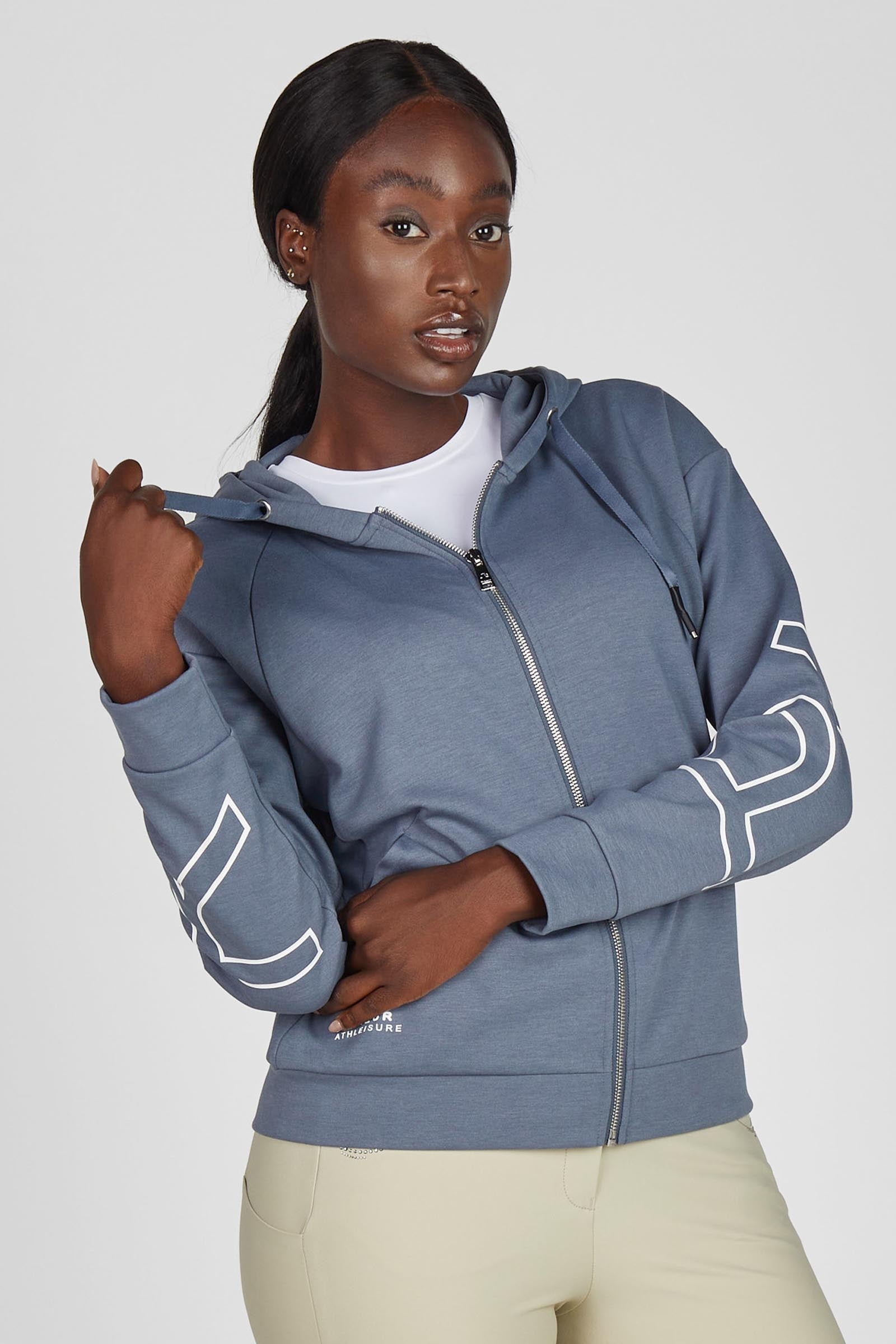 Pikeur Damen Oversized Hoodie Sweatjacke Damen Reitbekleidung