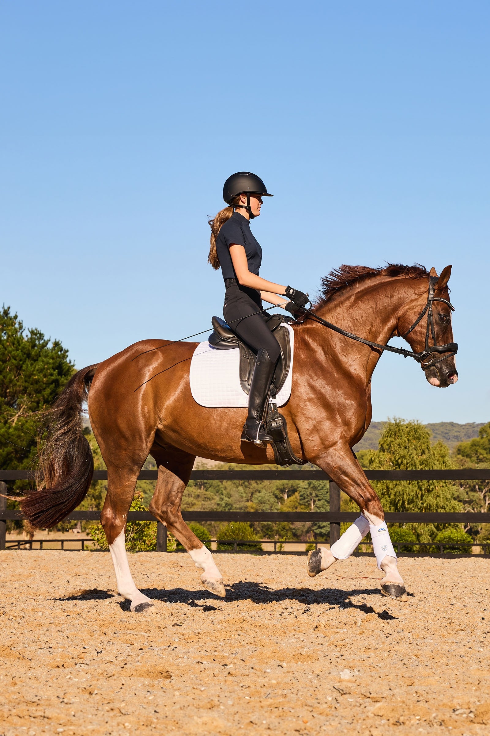 Weatherbeeta Tough-Tec Prime Brushing Boots Leg Protection & Hoof Protection for Horses