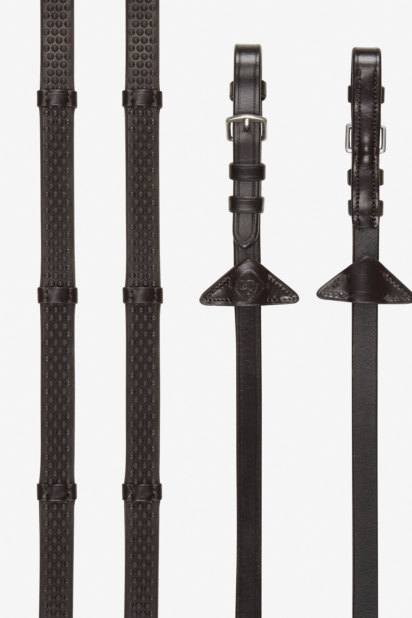 LeMieux weiche Gummizügel mit Stegen Trensenzäume & Zügel