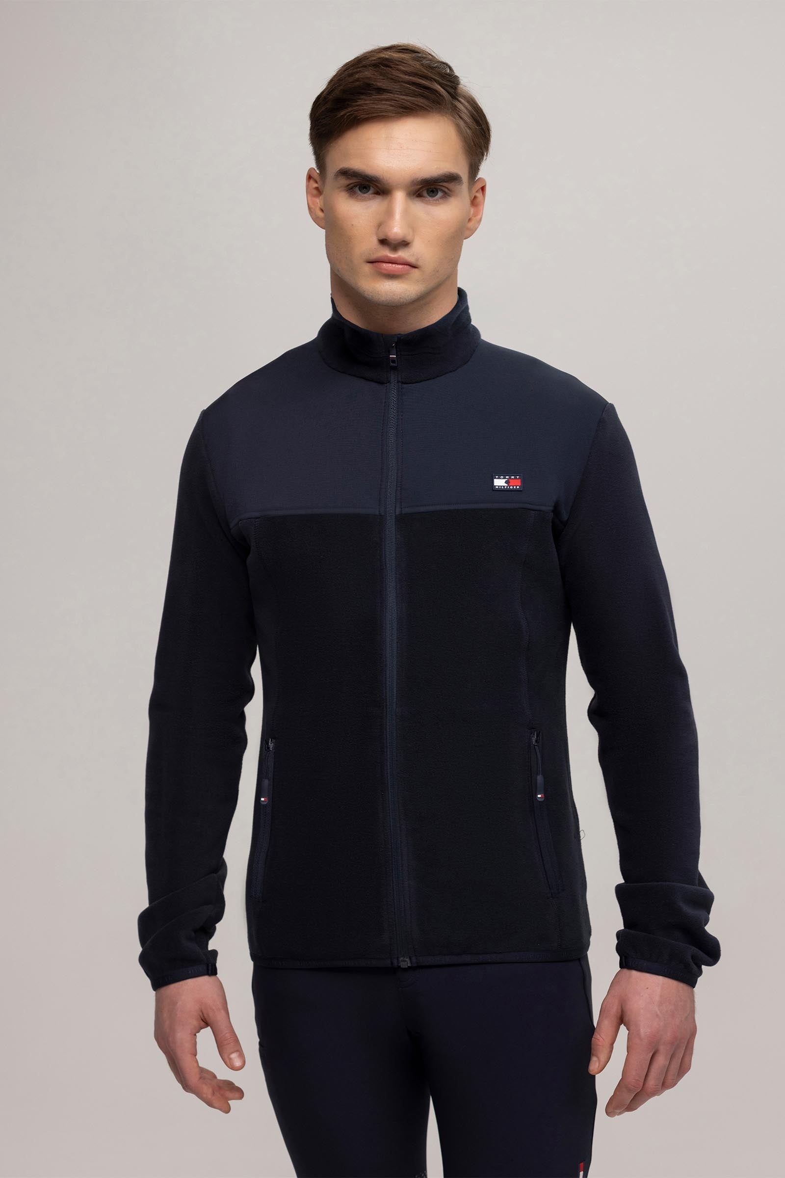 Tommy Hilfiger Equestrian Michigan Herren Fleecejacke Herren Reitbekleidung