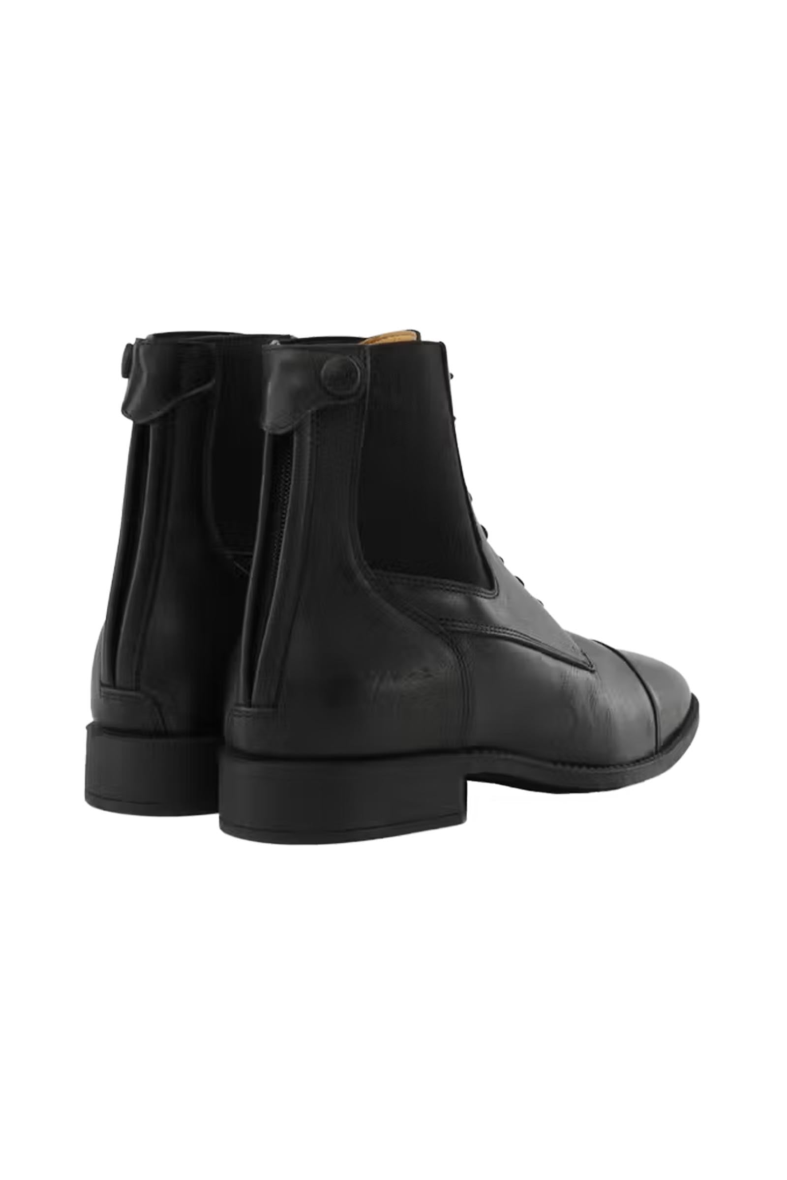 Dy'on Short Boots With Front Laces & Back Zipper Riding Boots & Riding Shoes
