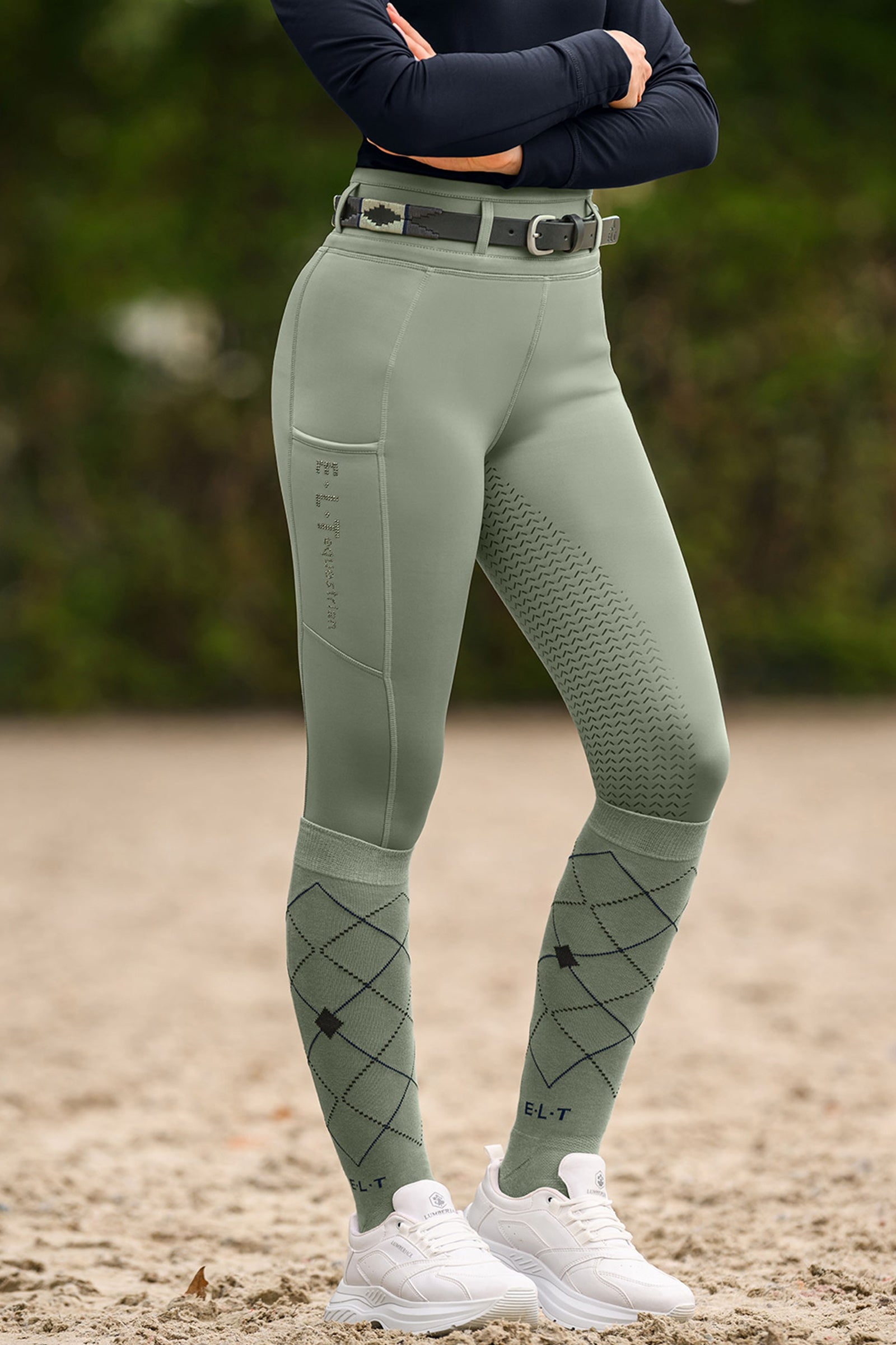 ELT Ella Glam Kids´ Riding Leggings Full Seat Kids Apparel