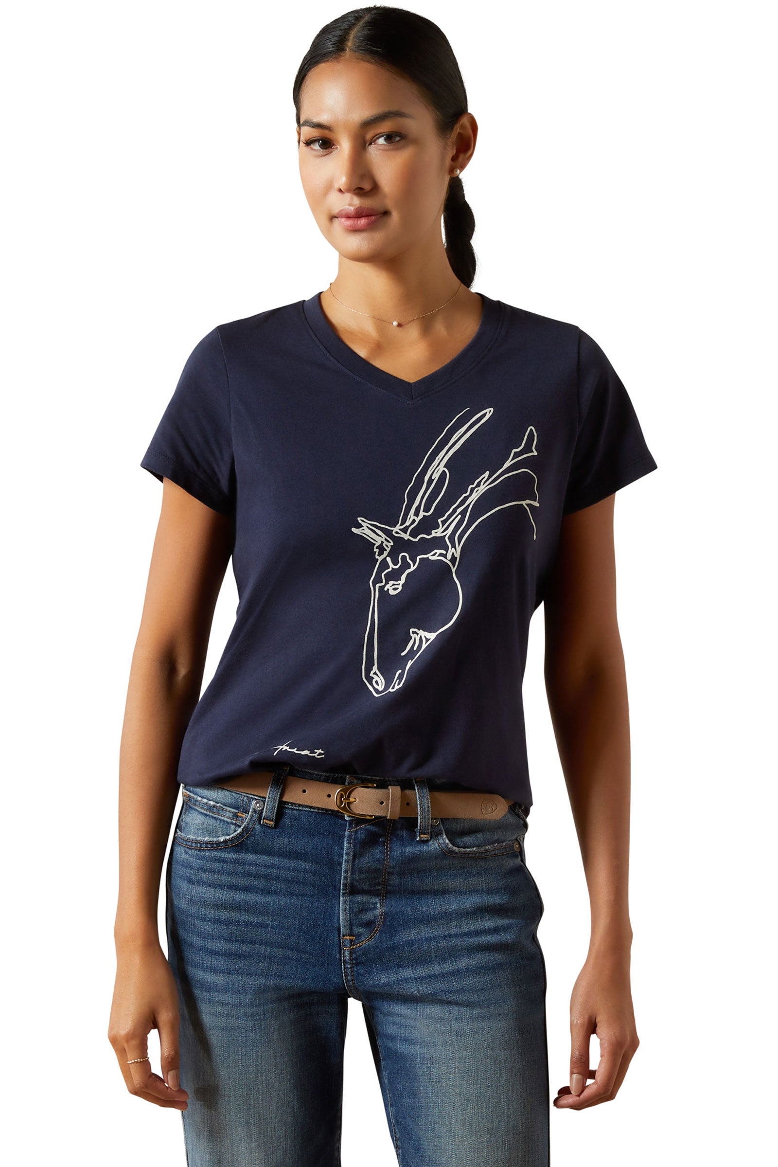Ariat Hay Girl Damen T-Shirt Kinder Reitbekleidung