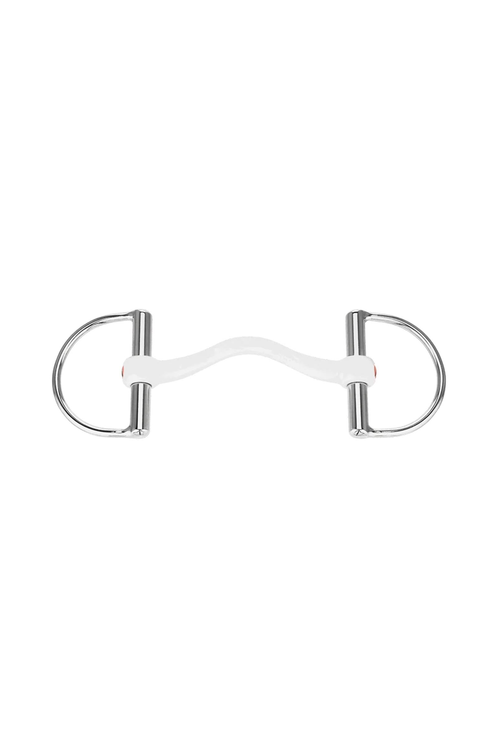 Sprenger Nathe CM D-Ring-Gebiss, weiche Stange mit Zungenfreiheit, 15 mm, Thermoplastik Gebisse