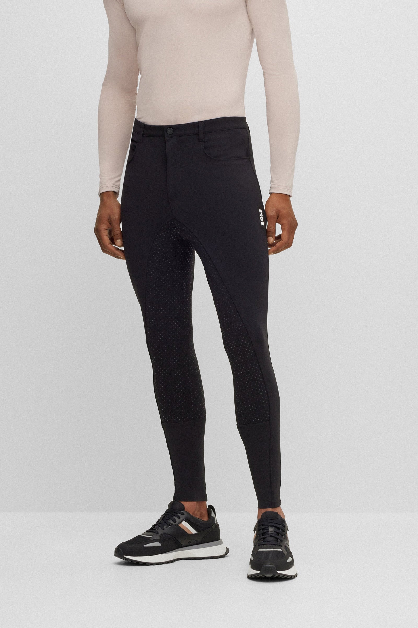 BOSS Equestrian Boss Jim Full Grip Breeches Mens Riding Clothing