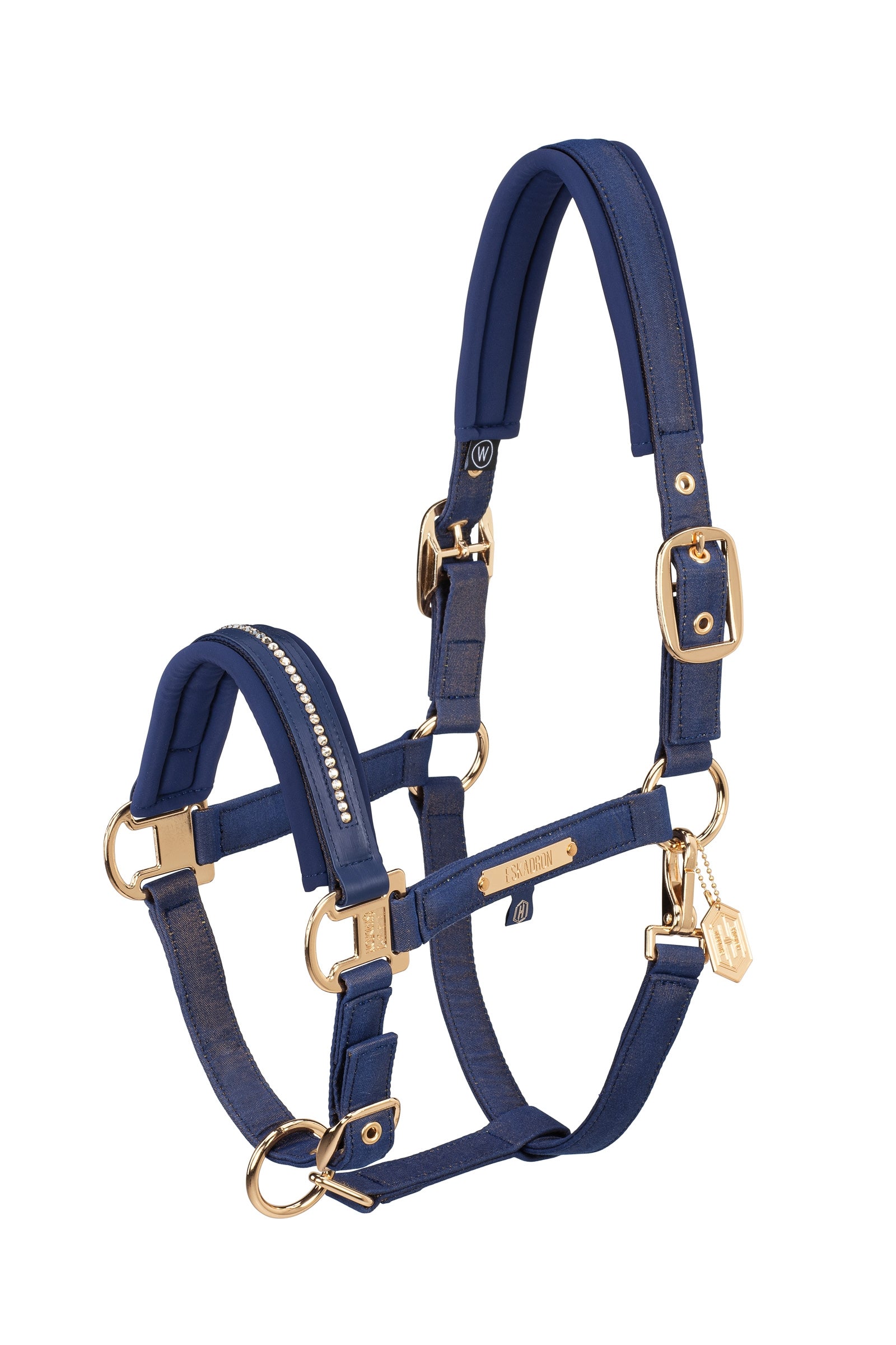 Eskadron Heritage AW24 Glam Crystal Halfter mit Doppelschnalle Halfter & Stricke