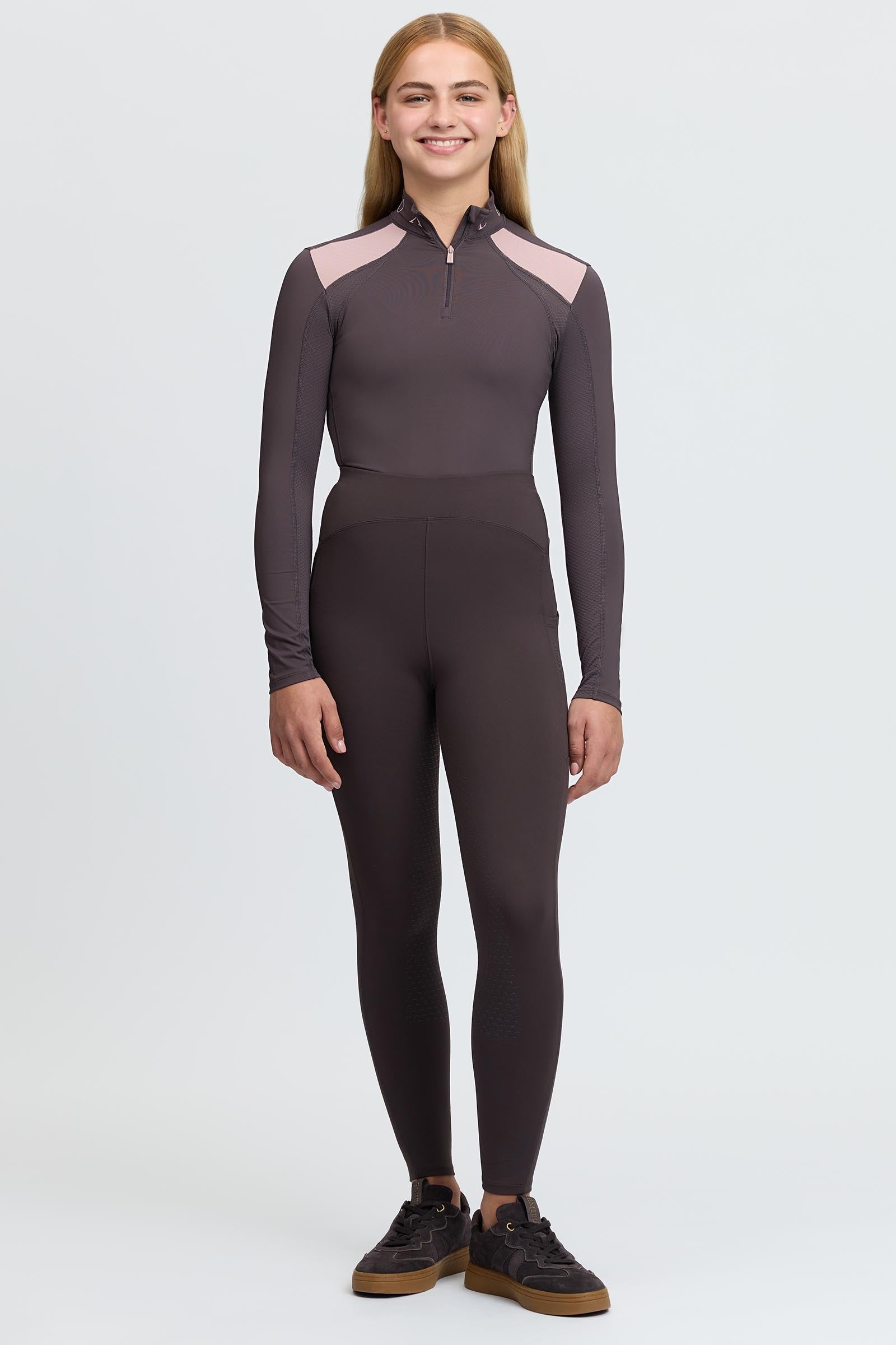LeMieux Young Rider Nell Brushed Breeches With Full Seat Kids Apparel