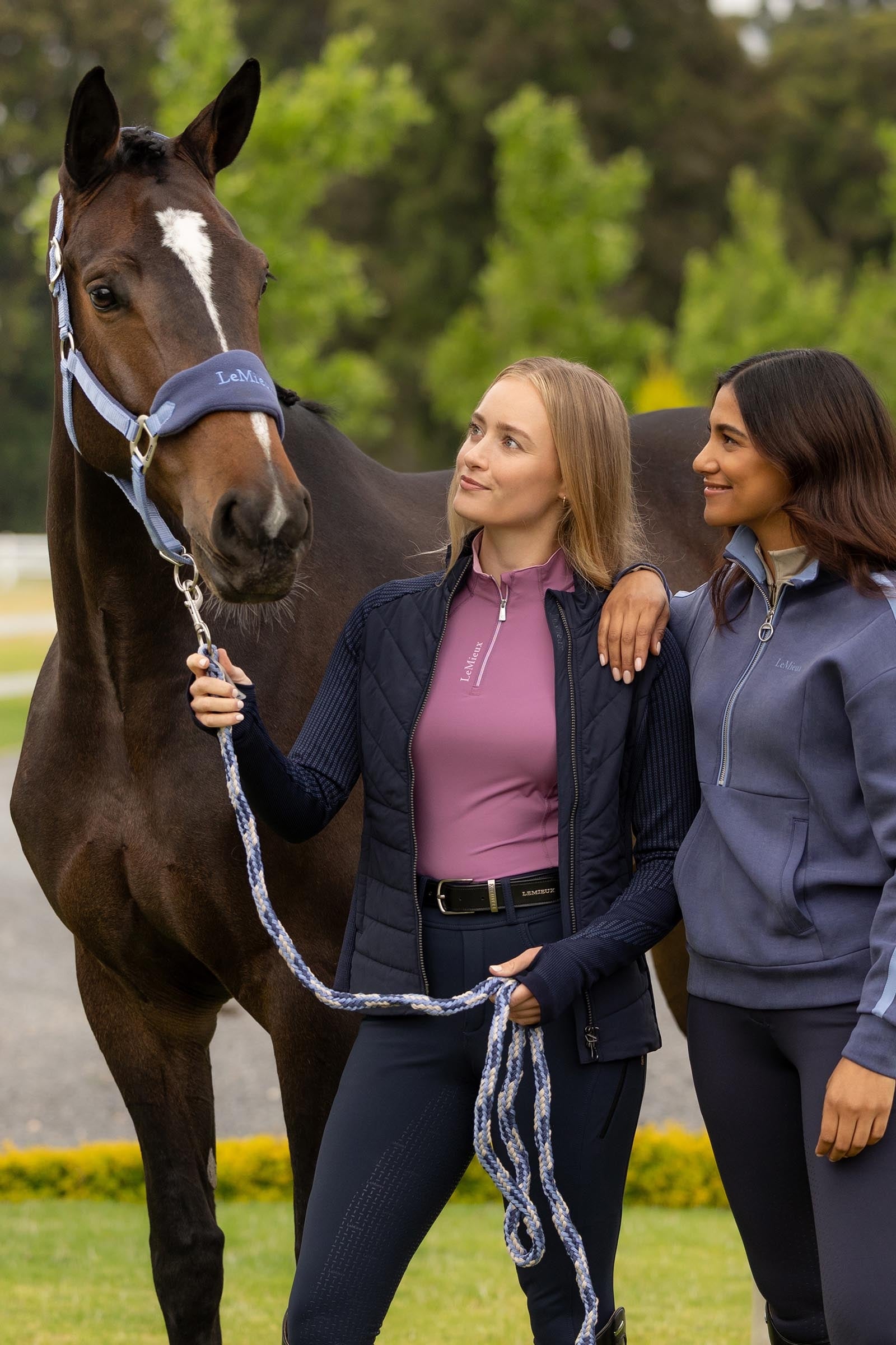 LeMieux Vogue Headcollar & Lead Rope Set Halters & Leads