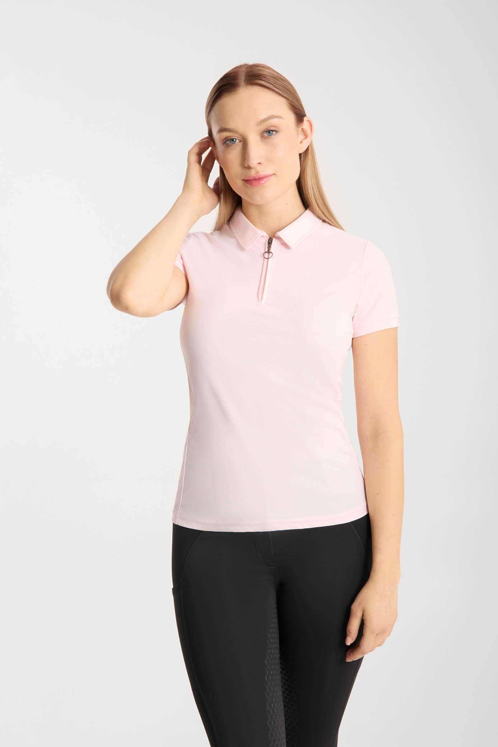 Horze Willow Damen funktionales Poloshirt Damen Reitbekleidung
