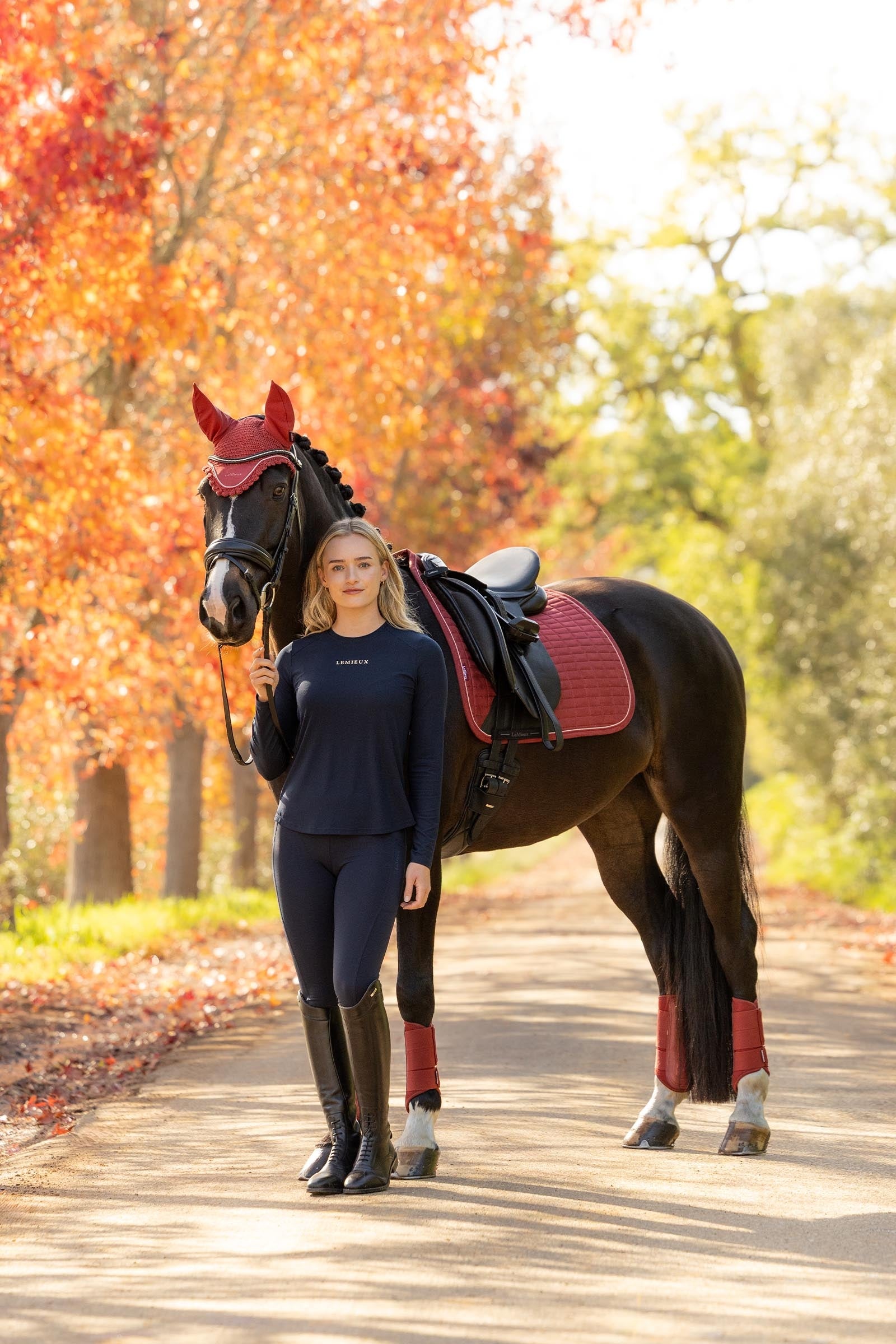 LeMieux Suede Square Dressage Saddle Pad Saddle Pads