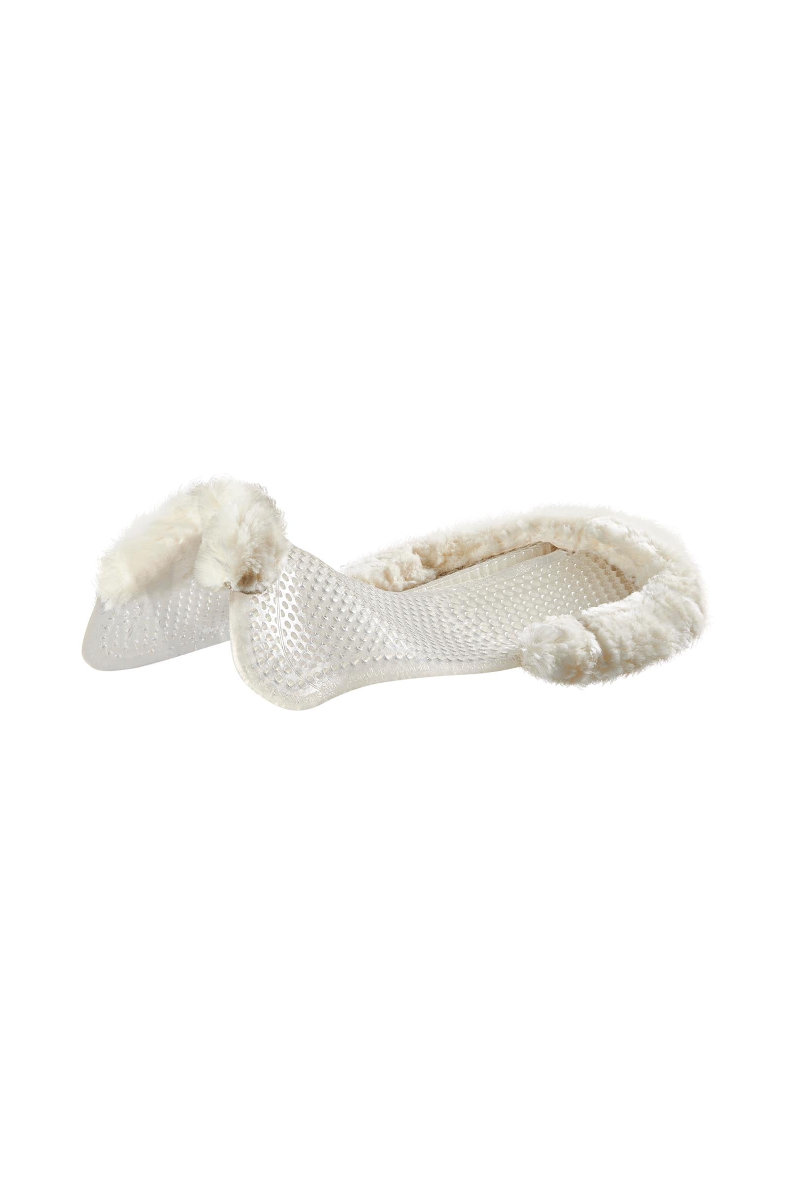 Acavallo Gel Anti-Rutsch Classic mit Schaffell Ausschnitt Hinterkeil Schabracken