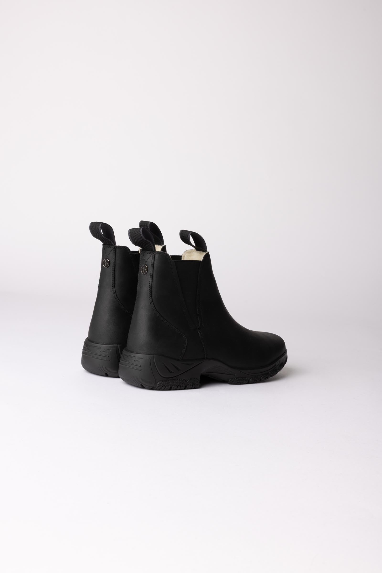 Horze Cornwall Leather Wool-Lined Jodhpur Boots Riding Boots & Riding Shoes