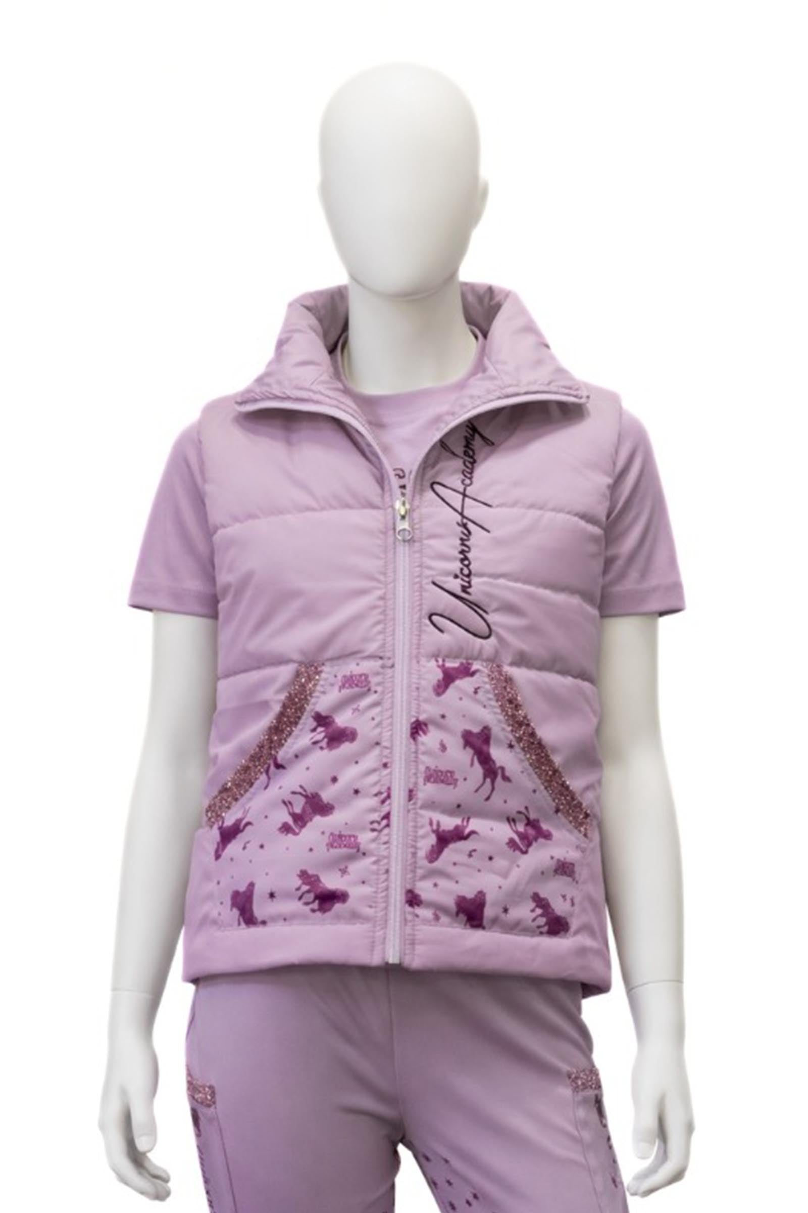Kavalkade Unicorn Academy Kids´ Light Padded Vest mit Glitzer Kinder Reitbekleidung