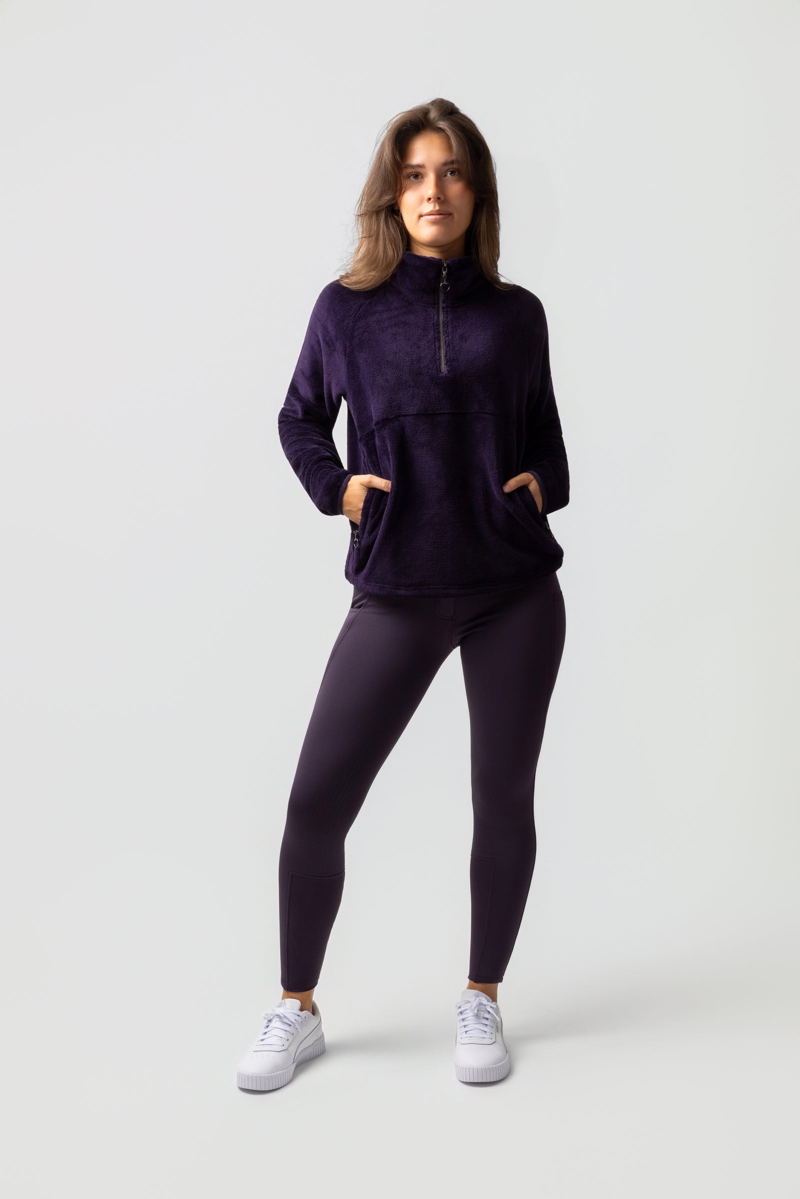 Horze Frieda Women's Anorak Fleece Sweater Women’s Riding Clothing
