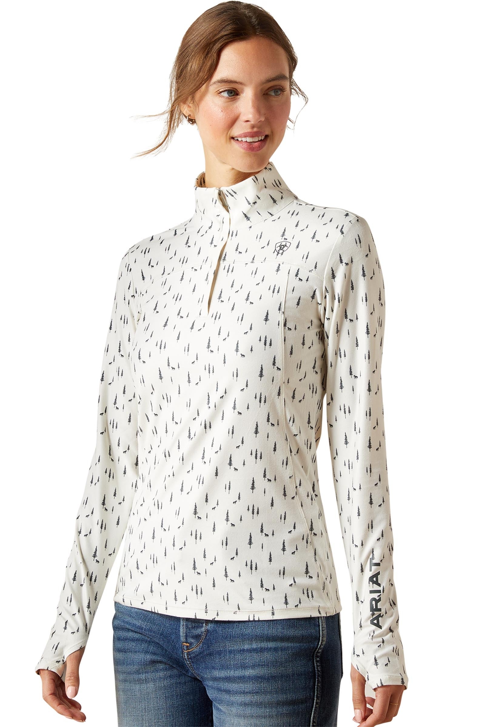 Ariat Lowell 3.0 Women´s 1/4 Zip Baselayer Shirt Women’s Riding Clothing