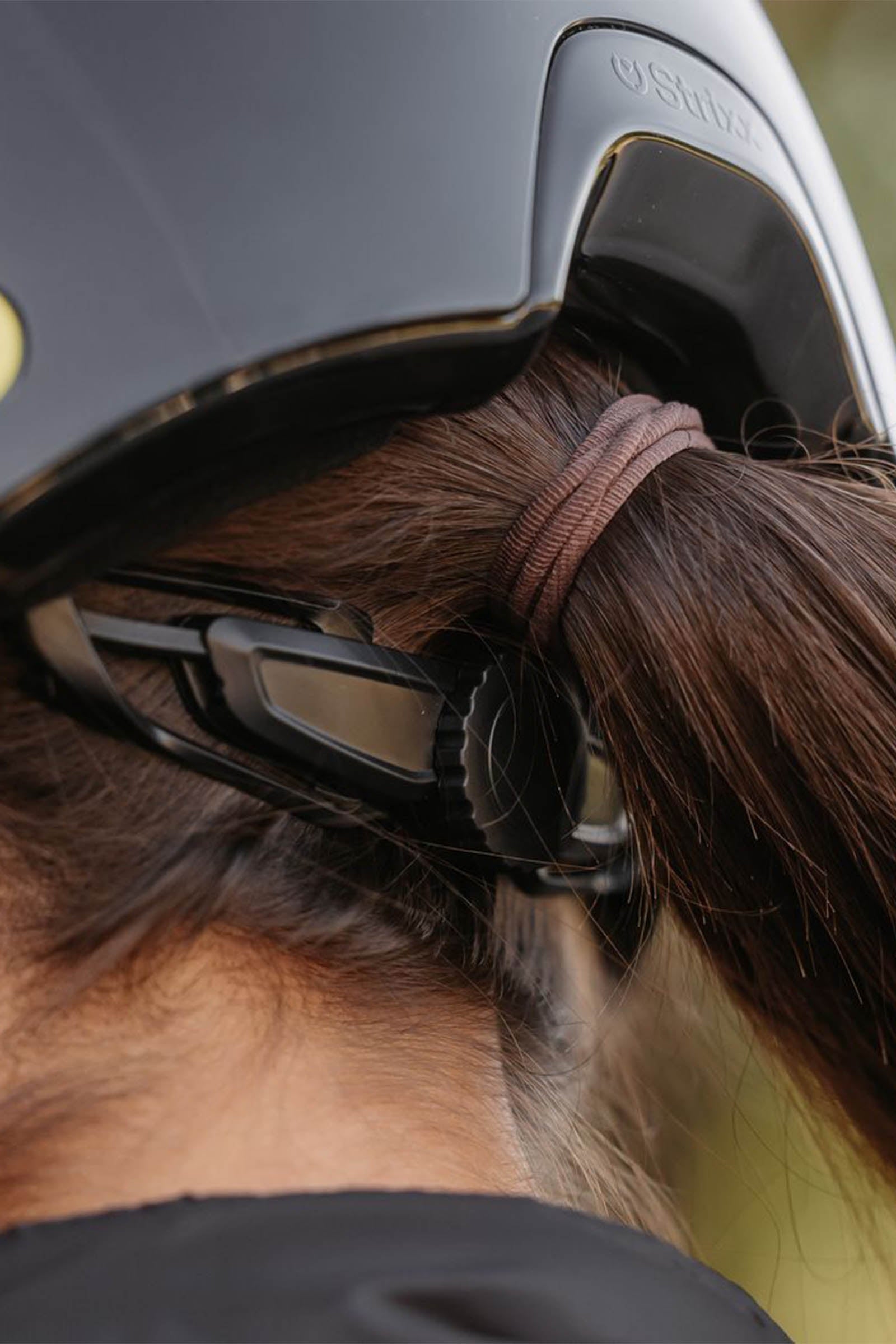 Back on Track Strixx Riding Helmet With Sun Visor Safety Equipment