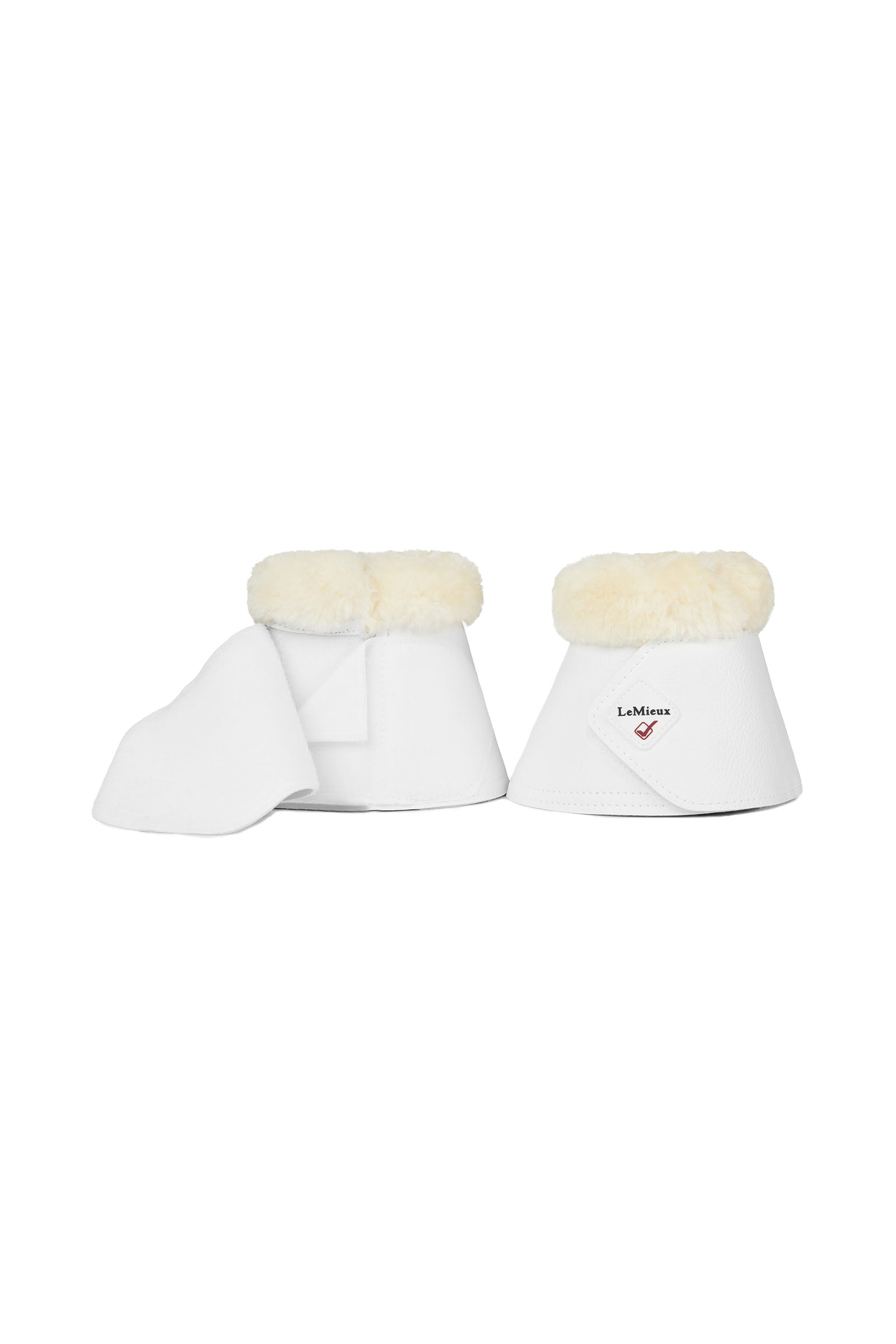 LeMieux Fleece WrapRound Over Reach Bell Boots Leg Protection & Hoof Protection for Horses
