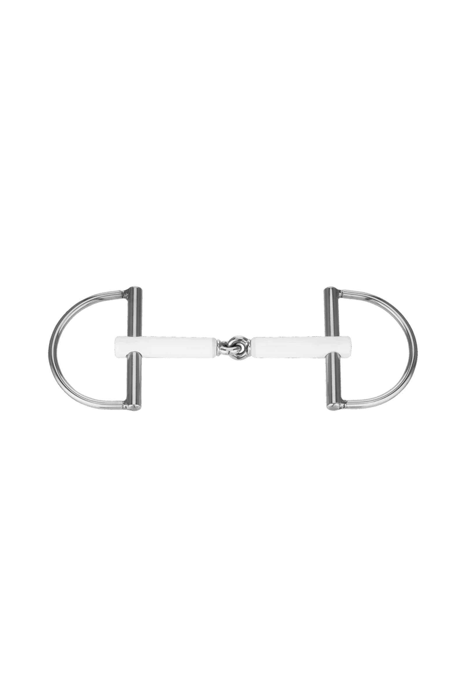 Sprenger Nathe D-Ring-Wassertrense, einfach gebrochen, 15 mm, Thermoplastik Gebisse