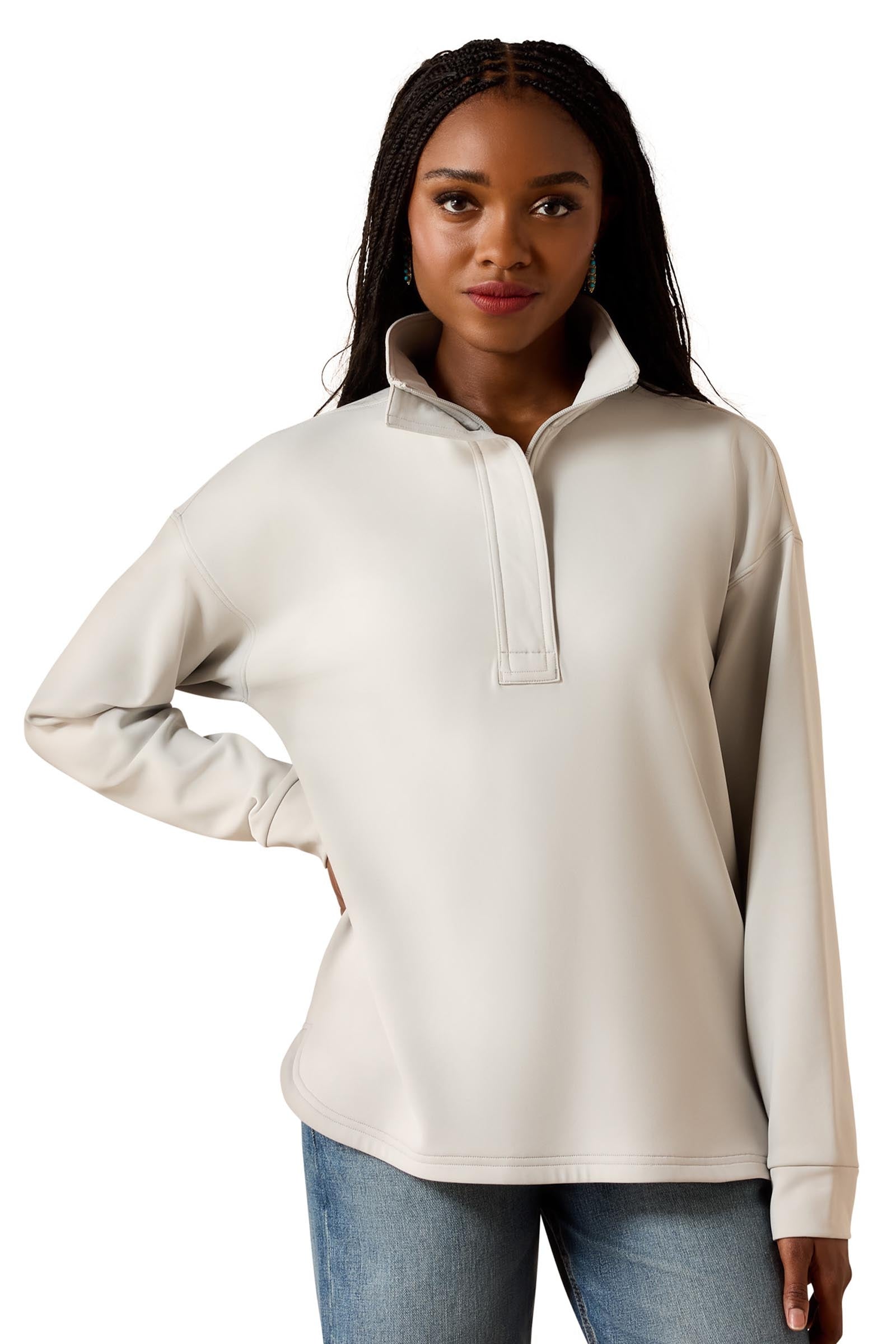 Ariat Women's Breeze Logo 1/2 Zip Sweatshirt Damen Reitbekleidung