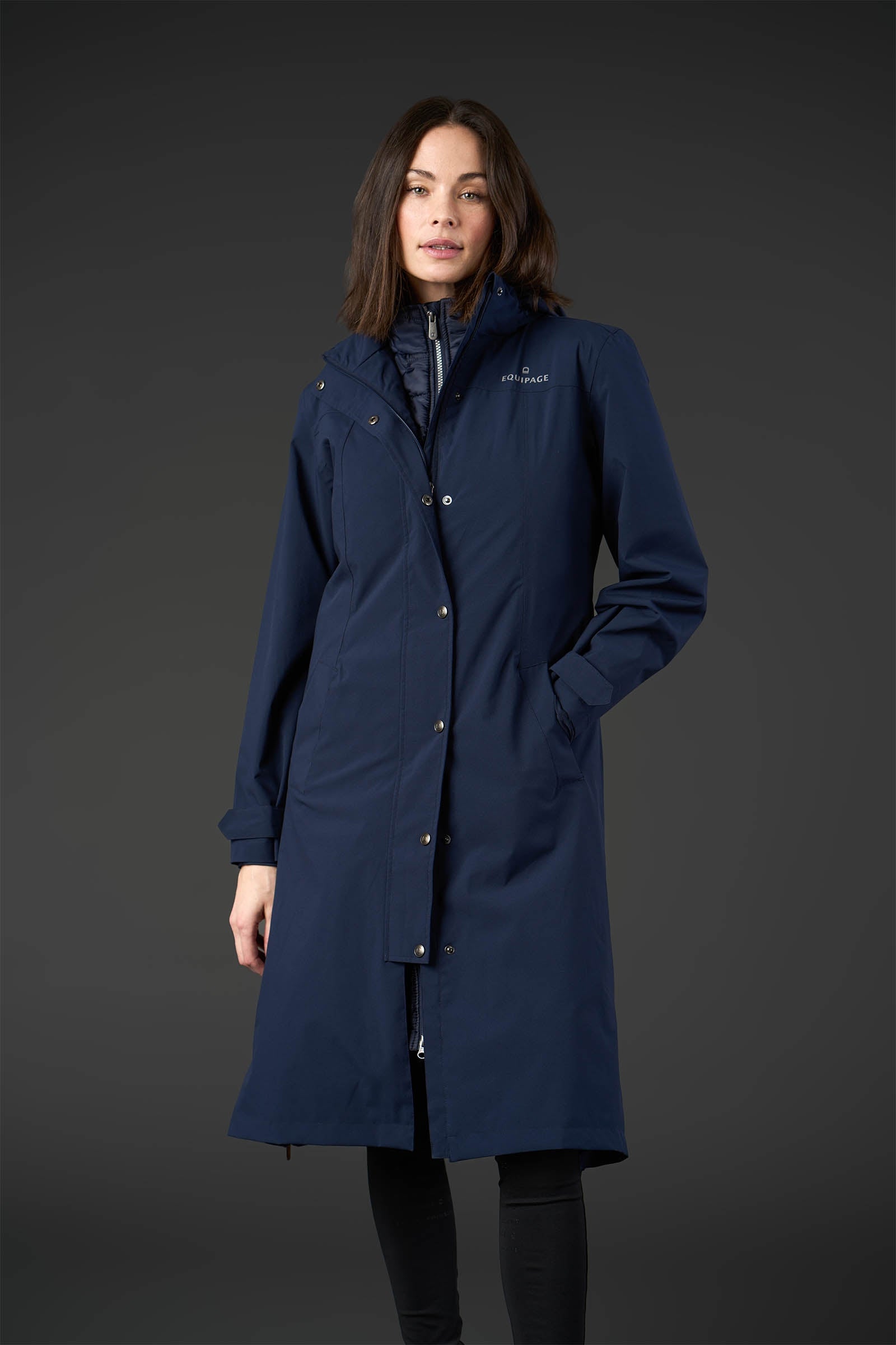 Equipage Heaven Padded Long Rain Coat Women’s Riding Clothing