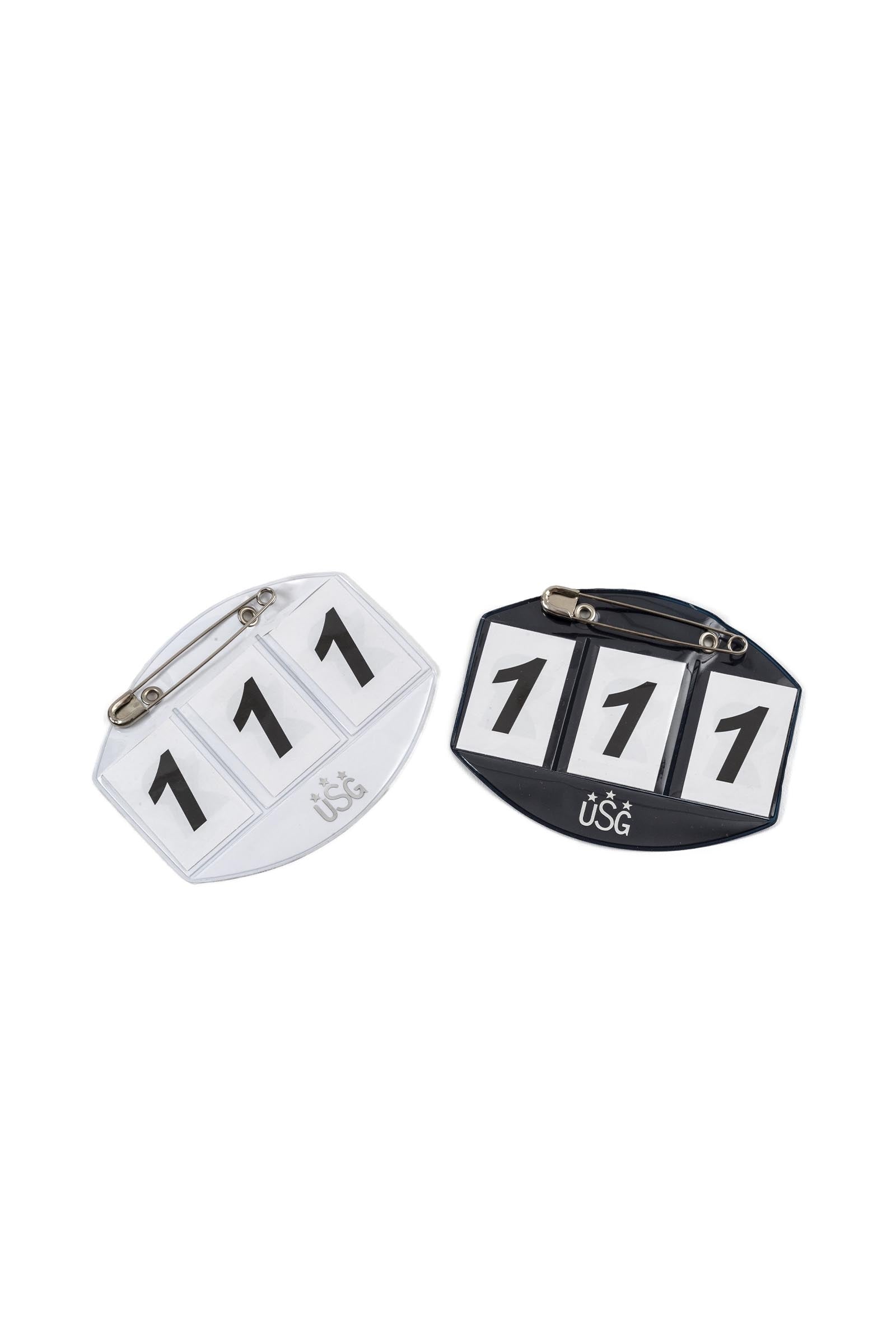 USG 3-Digit Horse Starting Number With Safety pin Women’s Riding Clothing
