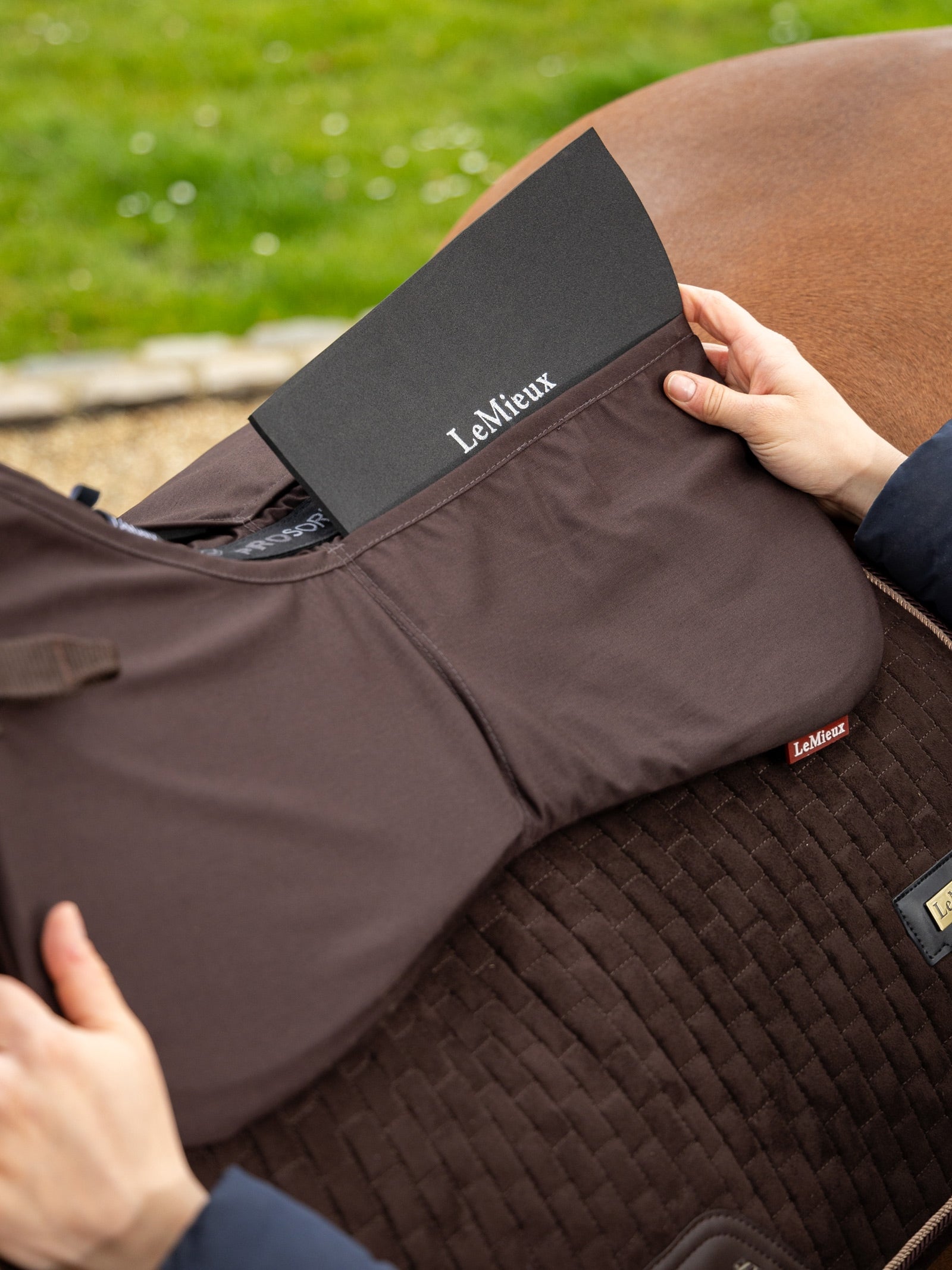 LeMieux Prosorb 2 Pocket Half Pad Saddle Pads