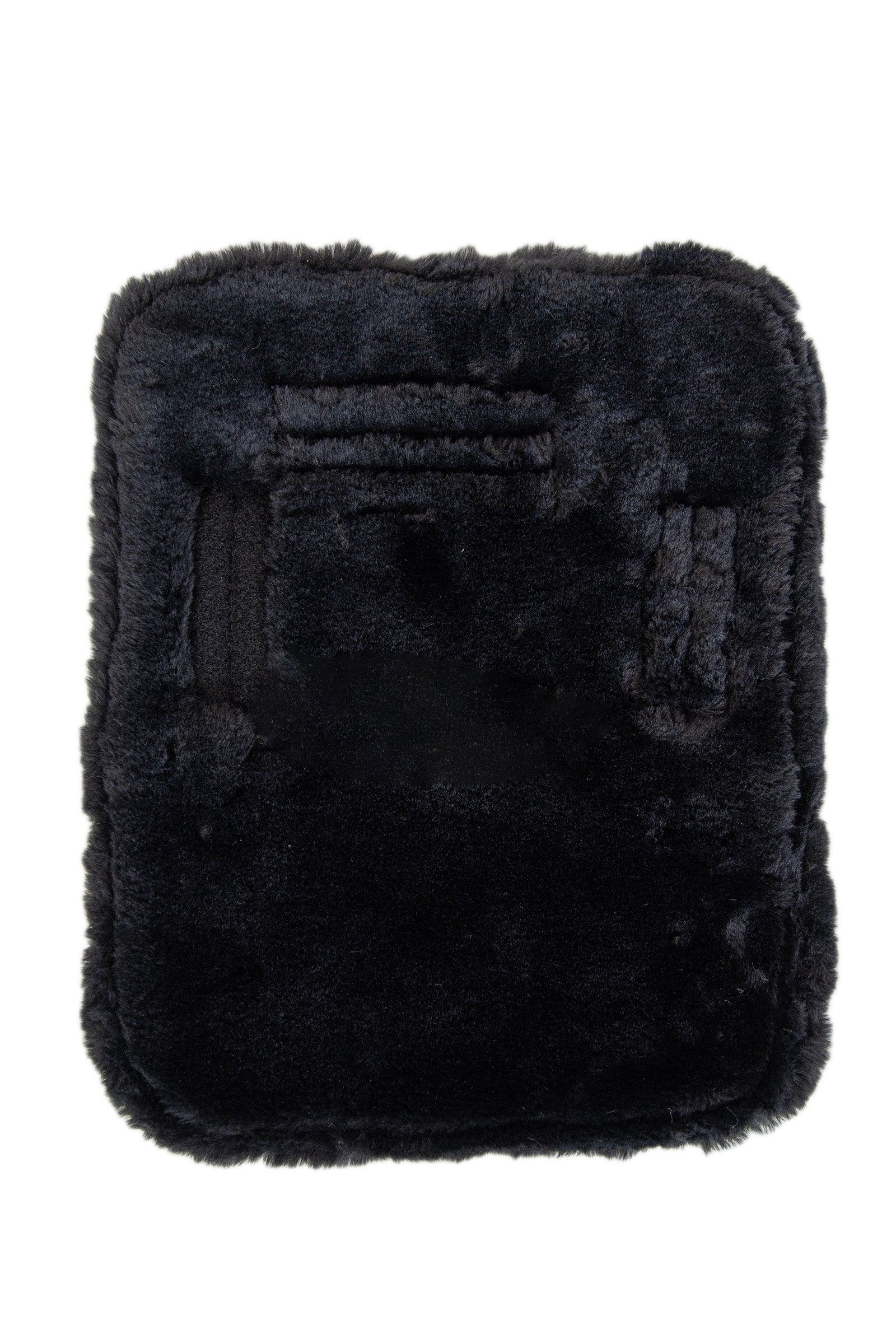 Expander Rugó Bursterweiterung mit veganem Lammfell, 1 Schnalle black 1 – horze